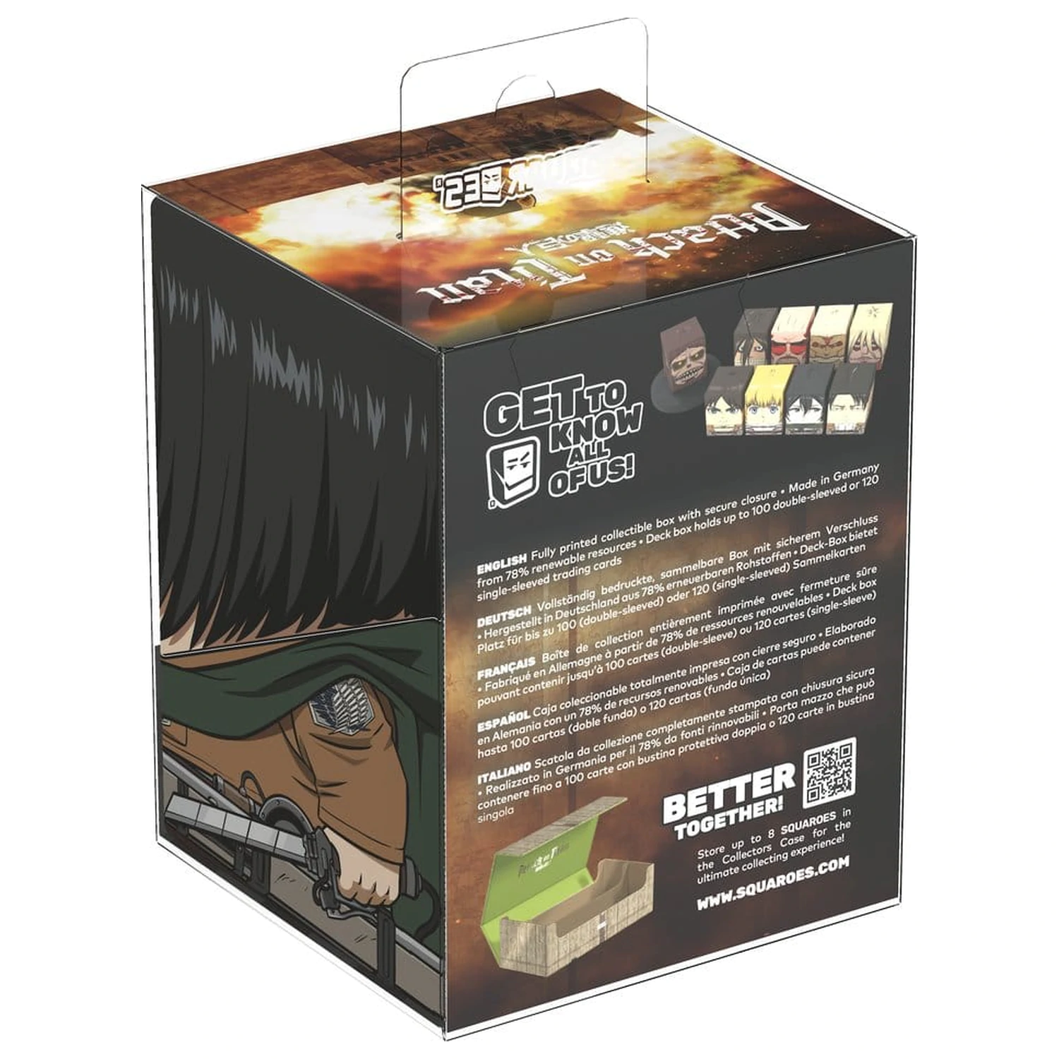 Squaroes Squaroe Attack on Titan AOT003 - Mikasa Ackermann fotografija proizvoda