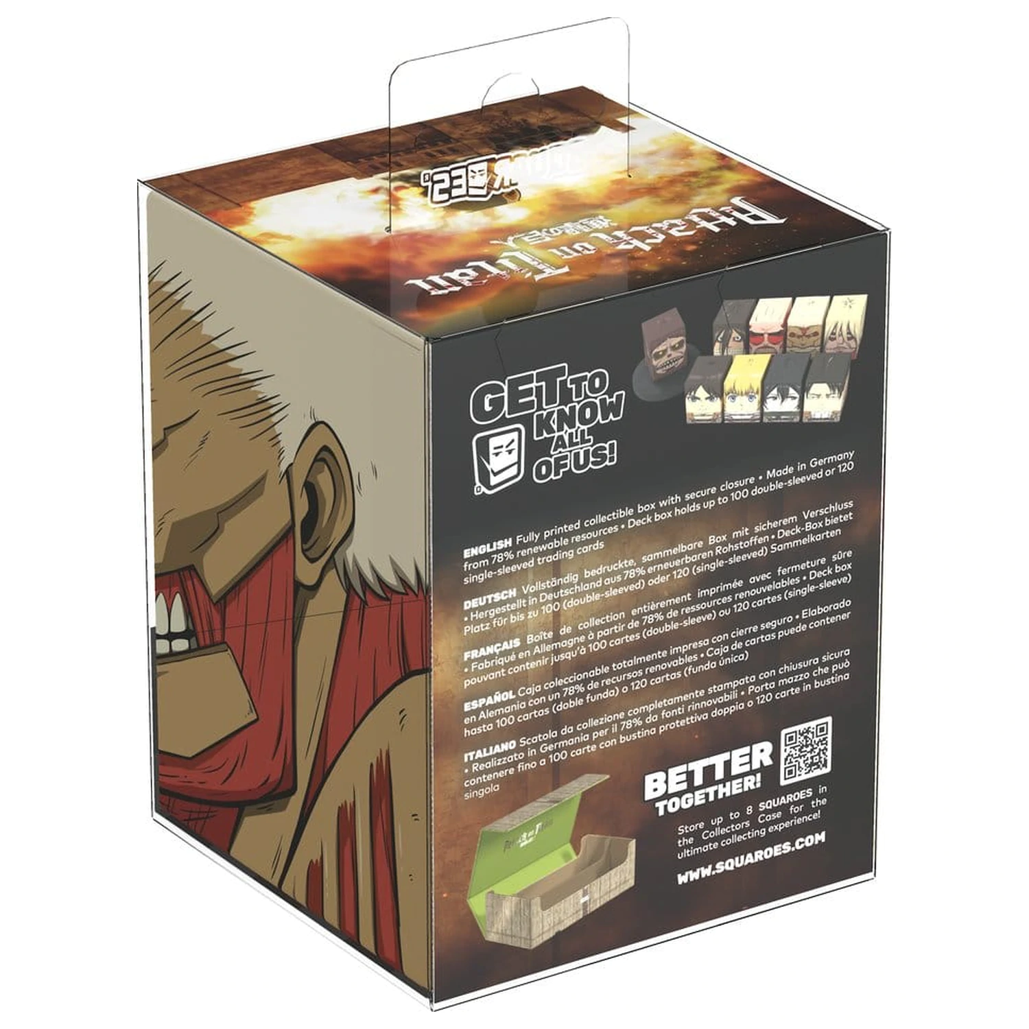 Squaroes Squaroe Attack on Titan AOT007 - Armored Titan fotografija proizvoda