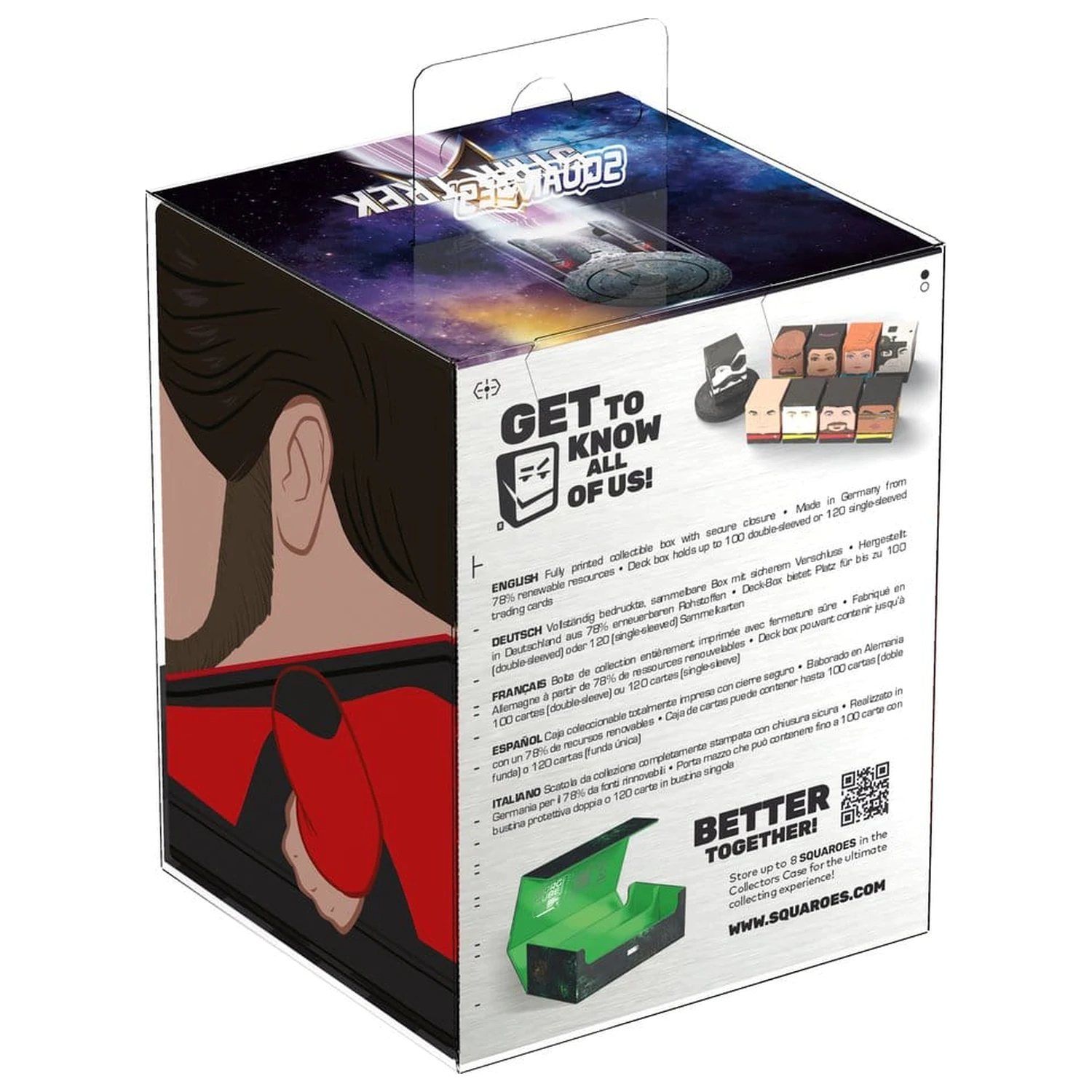 Squaroes Squaroe Star Trek: The Next Generation ST021 - William Riker fotografija proizvoda