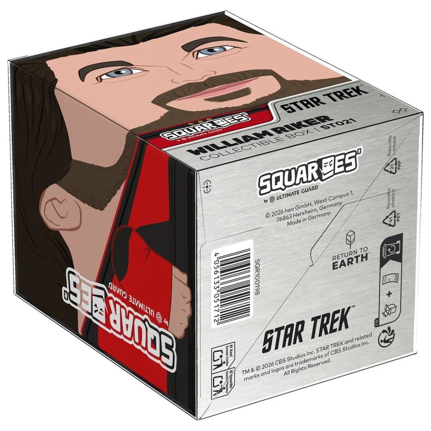 Squaroes Squaroe Star Trek: The Next Generation ST021 - William Riker fotografija proizvoda