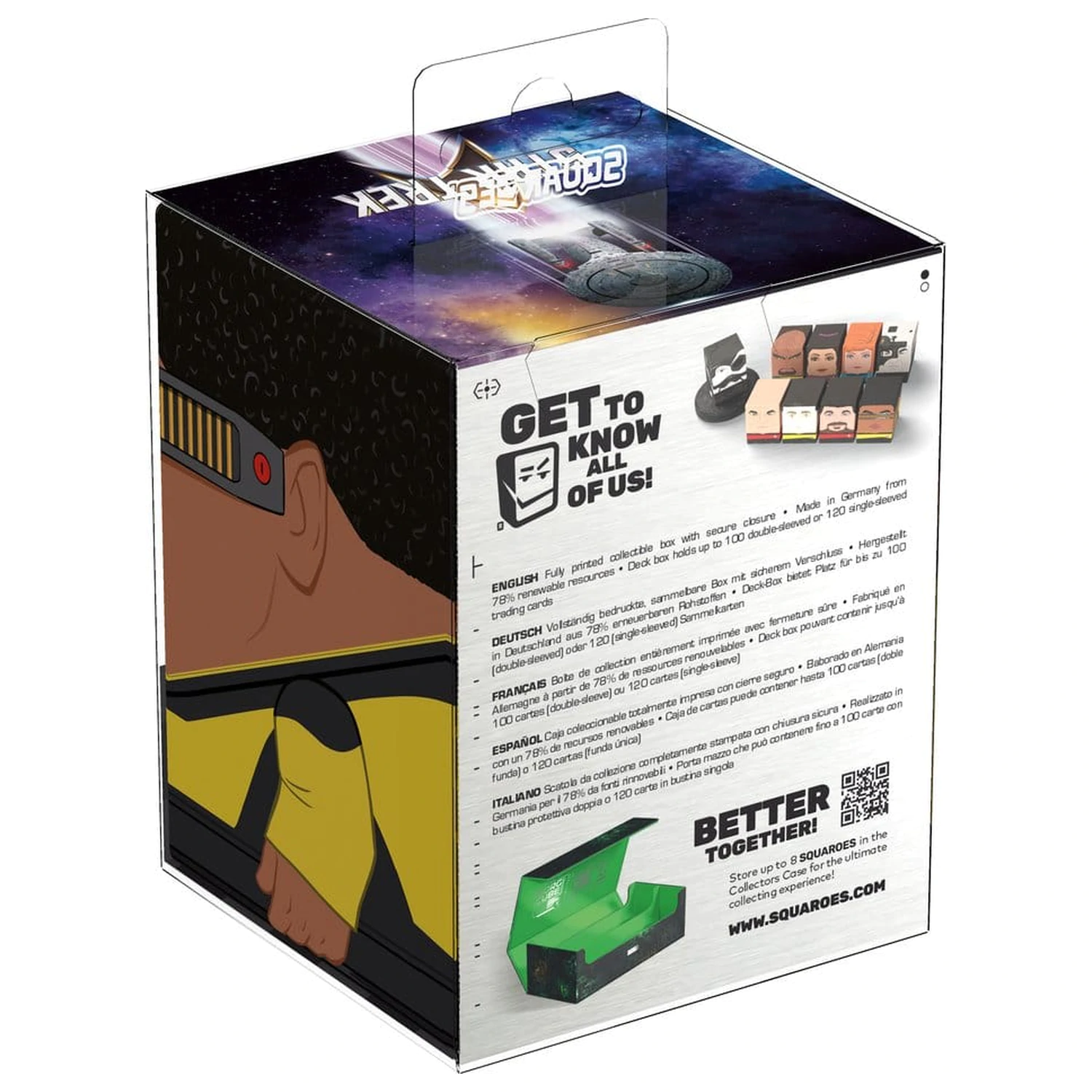 Squaroes Squaroe Star Trek: The Next Generation ST022 - Geordi La Forge fotografija proizvoda