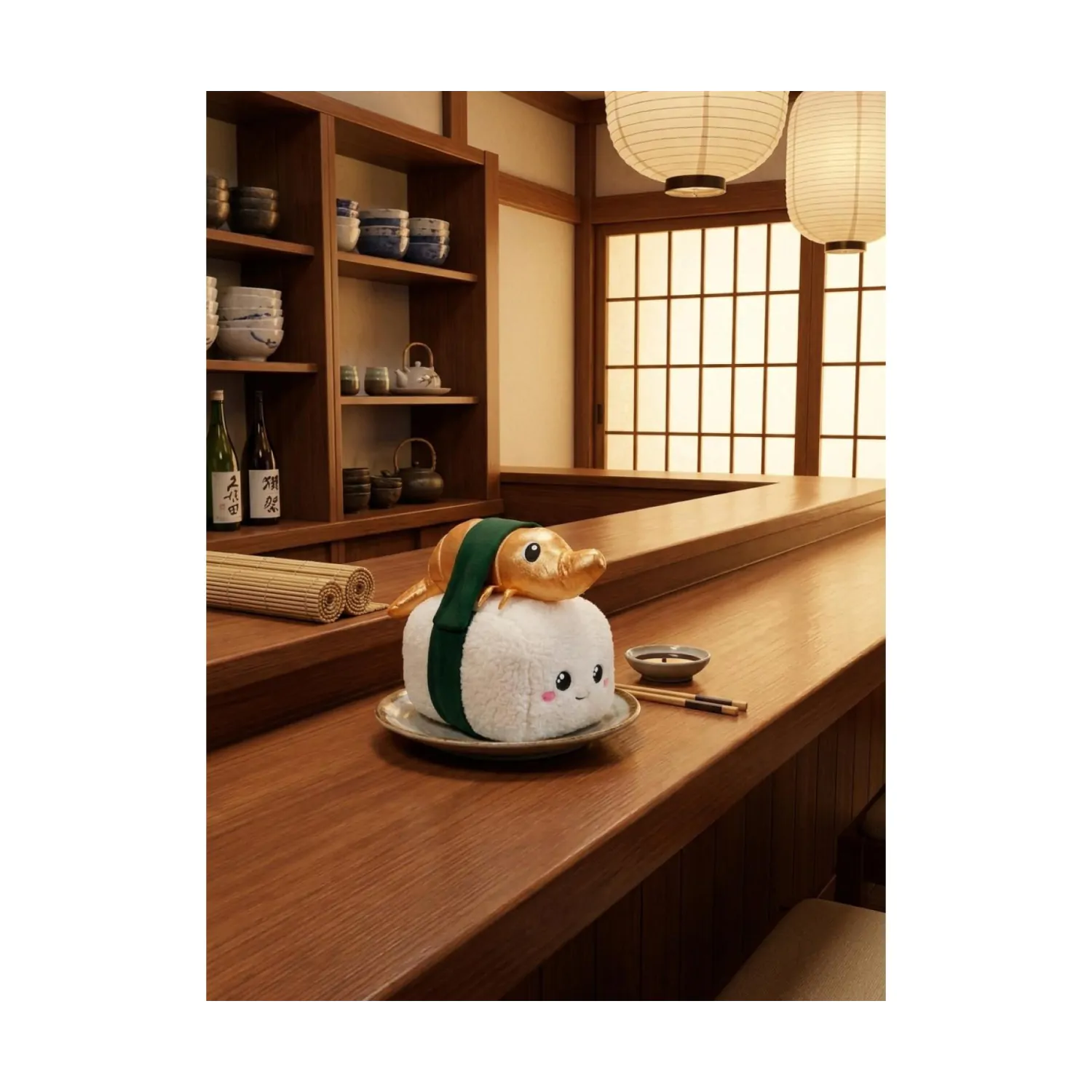 Squeezlings Plišani Niko Nigiri 20 cm fotografija proizvoda