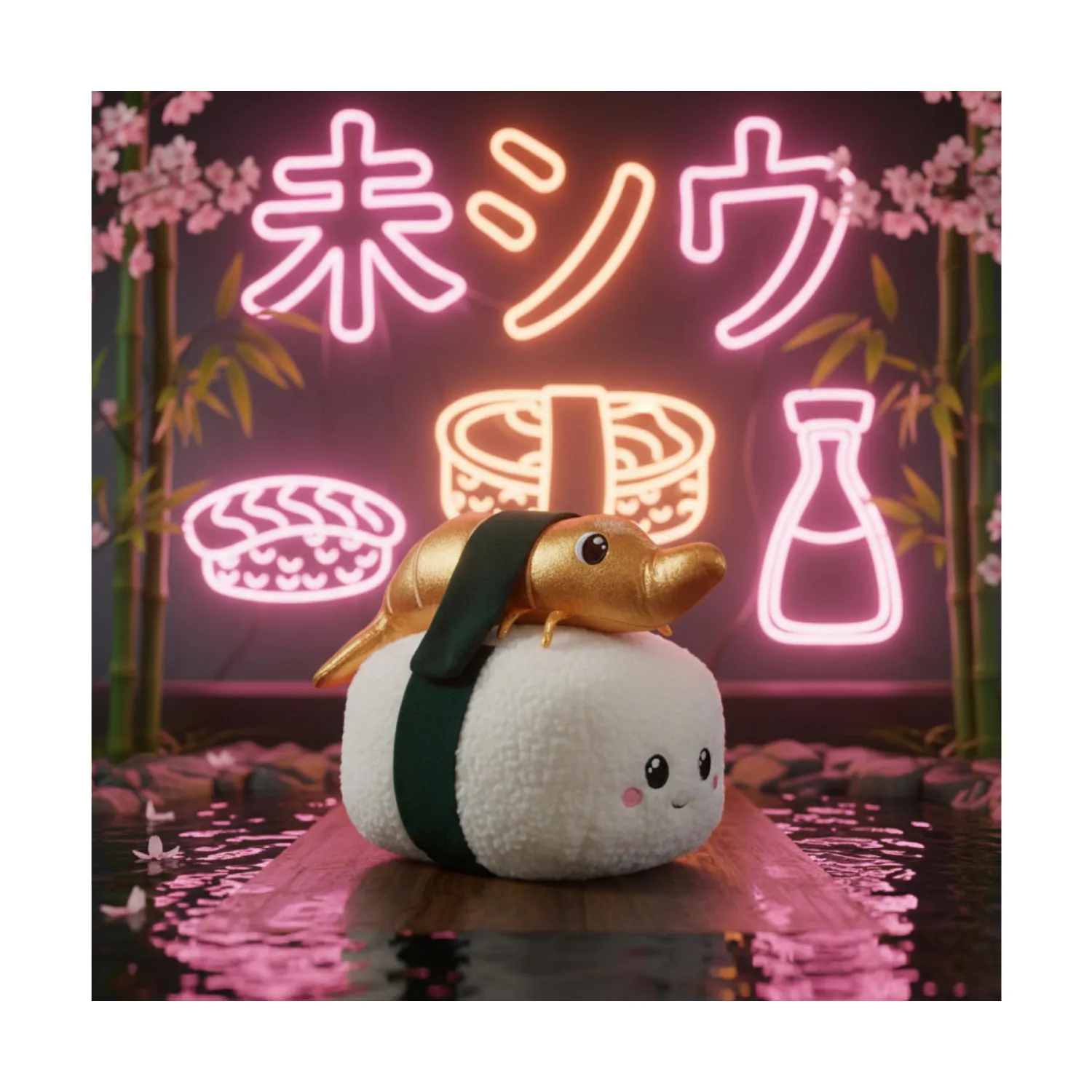 Squeezlings Plišani Niko Nigiri 20 cm fotografija proizvoda