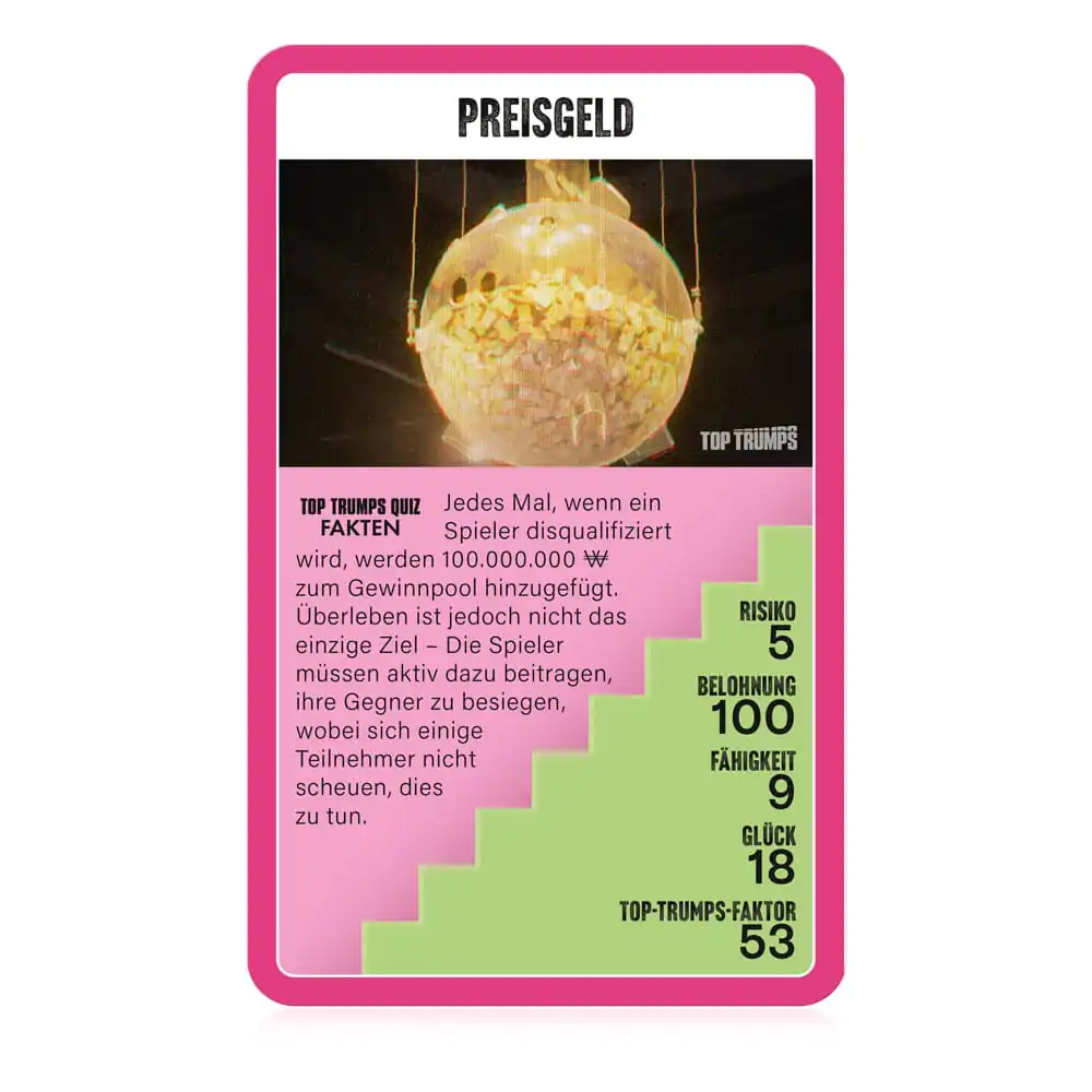 Squid Game kartaška igra Top Trumps Collectables *German Version* fotografija proizvoda