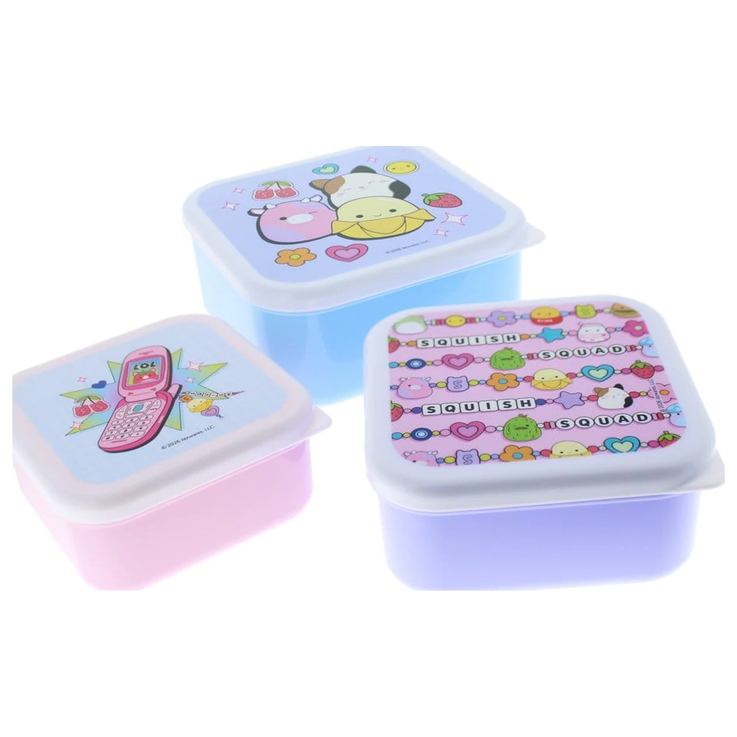Squishmallows Kutije za grickalice, paket od 3 komada fotografija proizvoda