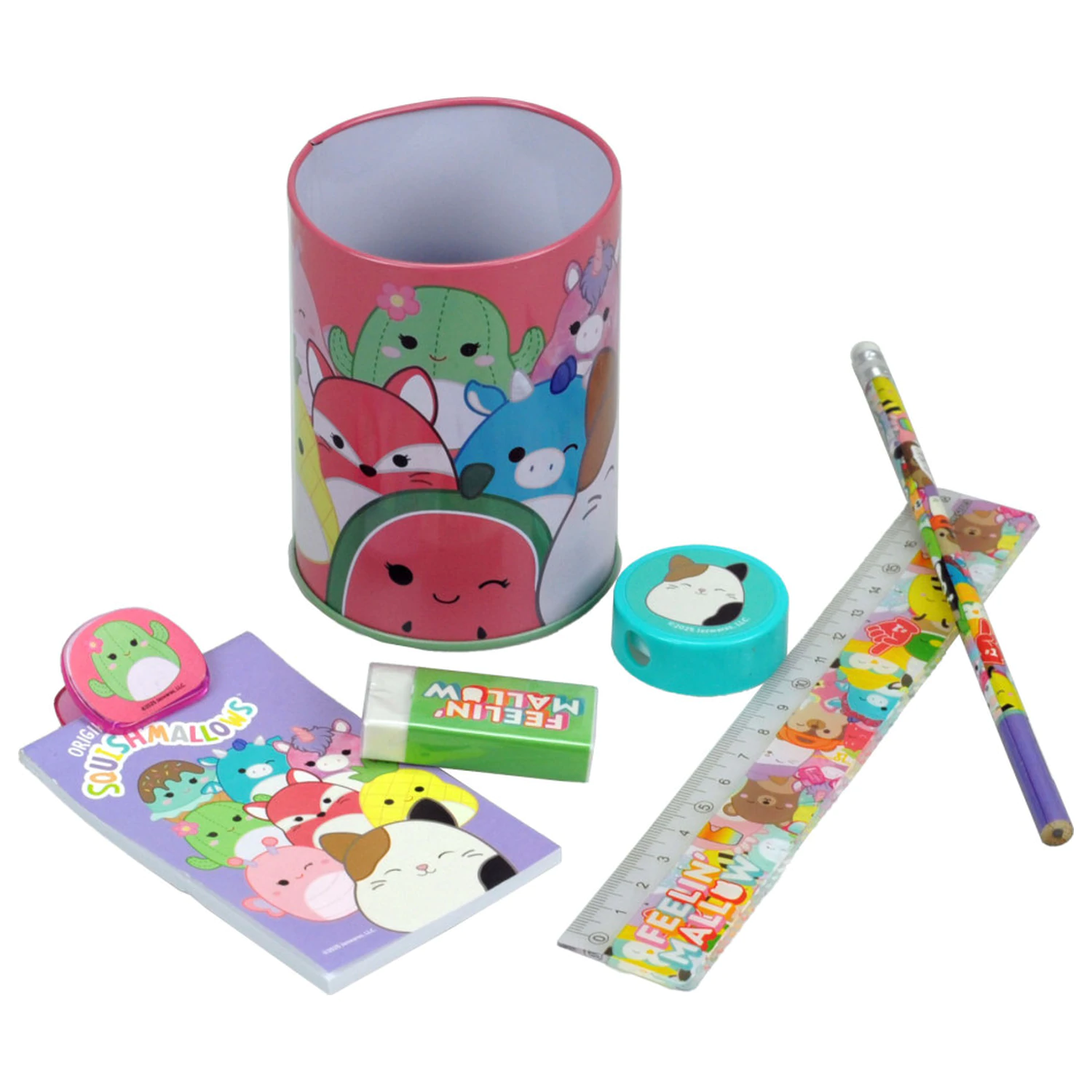 Squishmallows Feelin' Set pribora za pisanje od 7 dijelova fotografija proizvoda