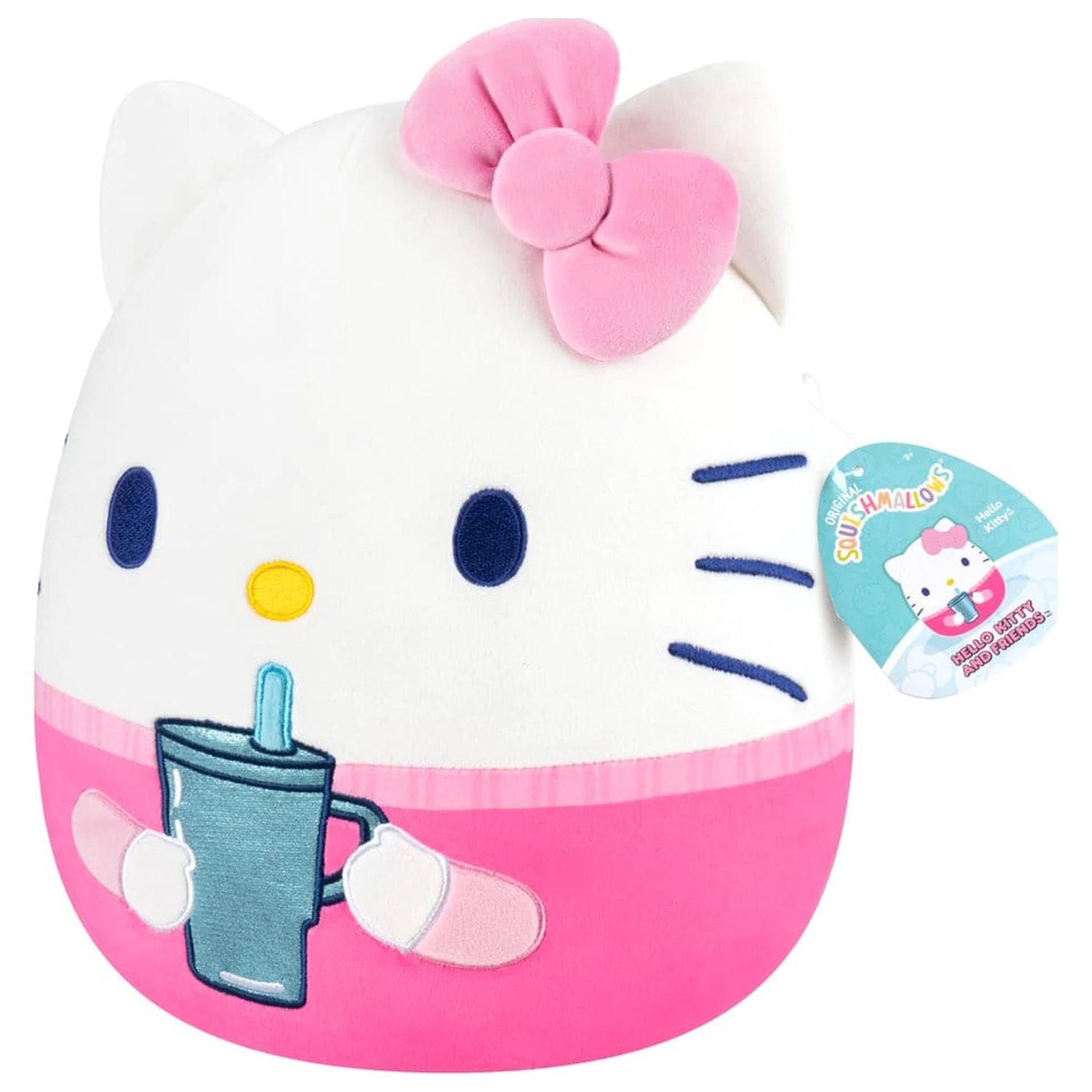 Squishmallows Hello Kitty and Friends Plišana Hello Kitty Šalica 30 cm fotografija proizvoda