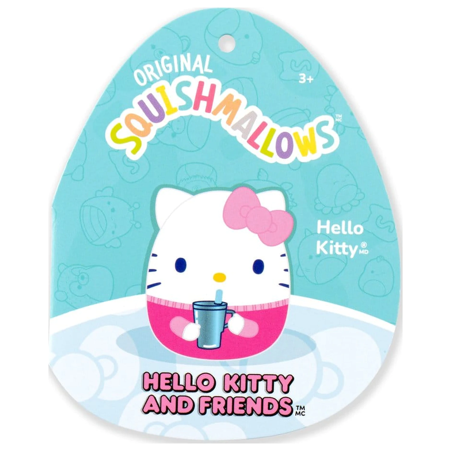 Squishmallows Hello Kitty and Friends Plišana Hello Kitty Šalica 30 cm fotografija proizvoda