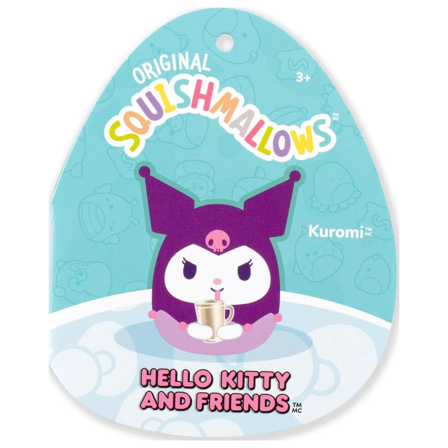Squishmallows Hello Kitty and Friends Plišana Kuromi šalica 30 cm fotografija proizvoda