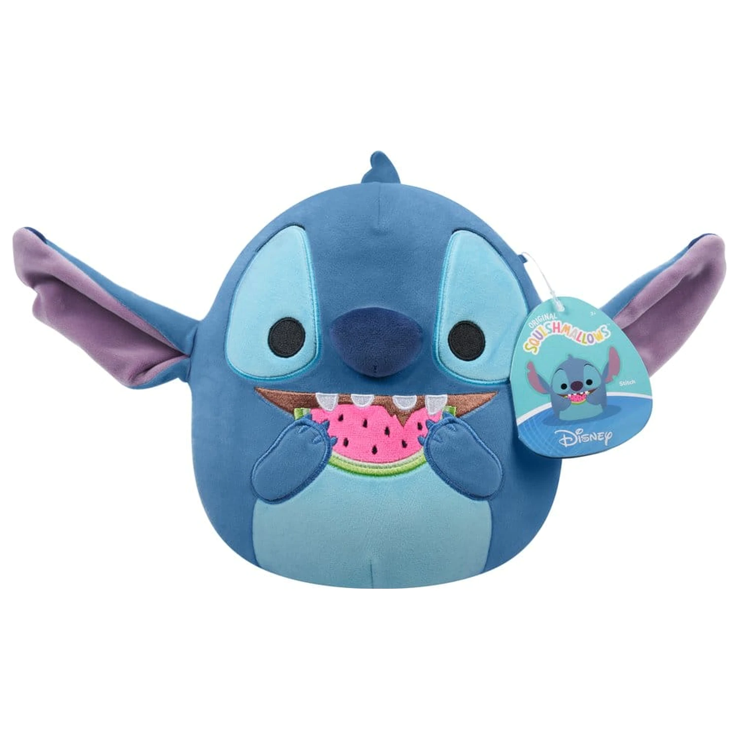 Squishmallows Plišani Stitch (jede lubenicu) 20 cm fotografija proizvoda