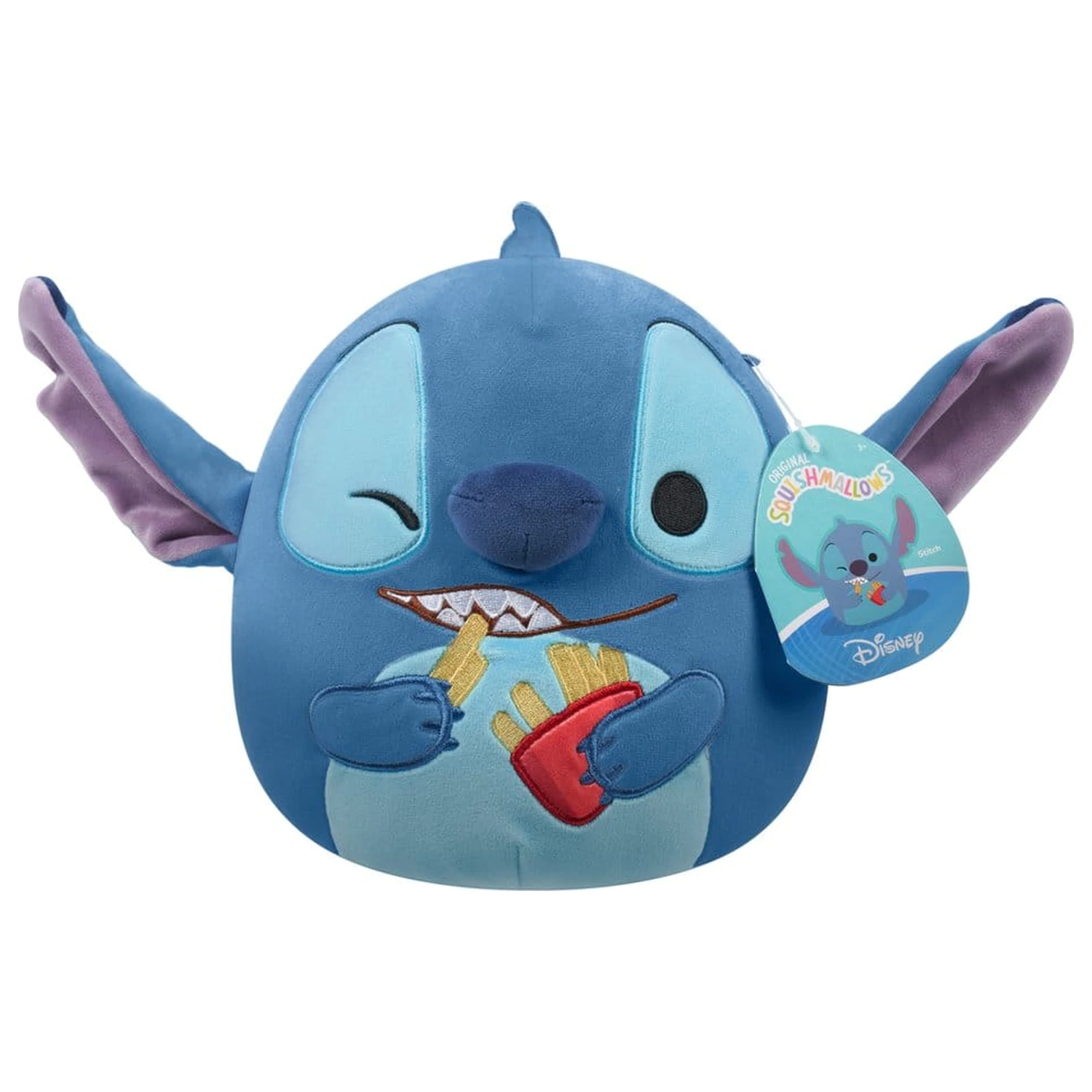 Squishmallows Pliš Stitch (Holding French Fries) 20 cm fotografija proizvoda