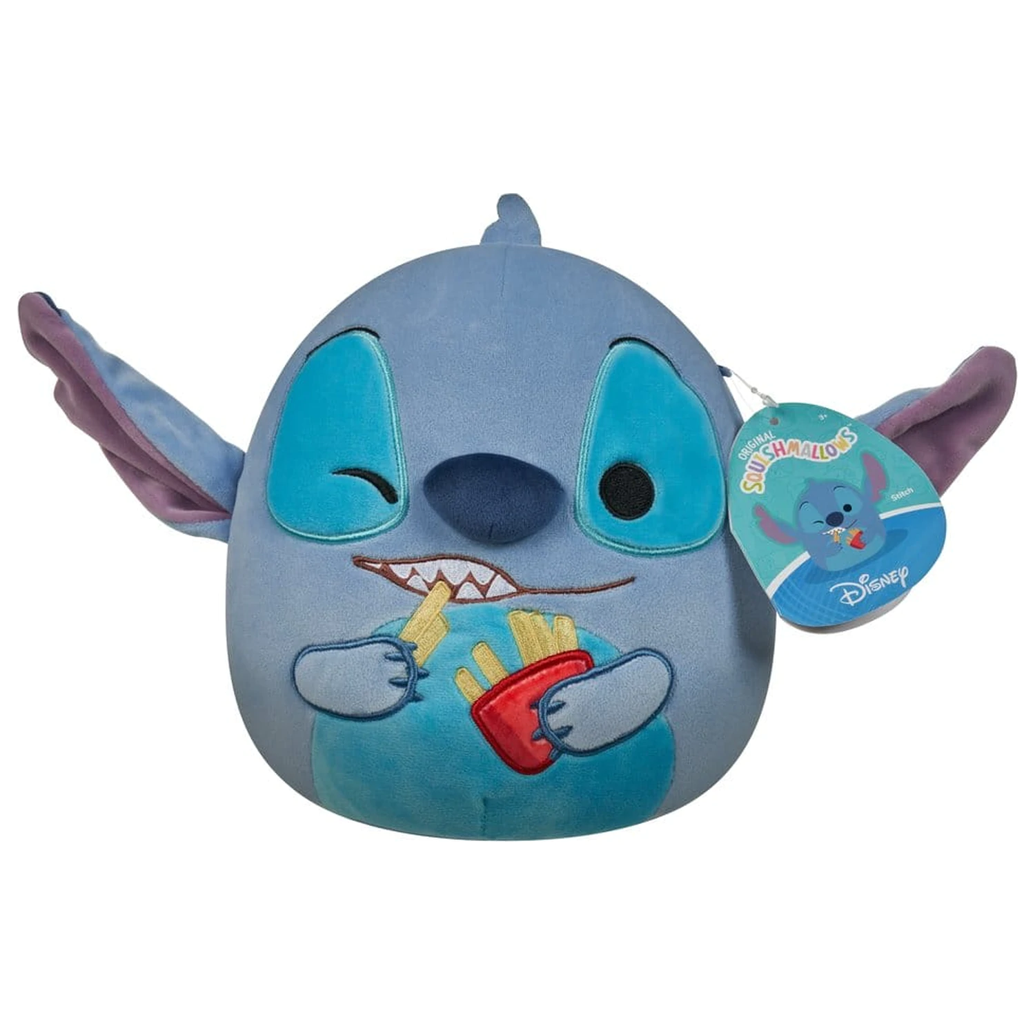 Squishmallows Pliš Stitch (Holding French Fries) 20 cm fotografija proizvoda