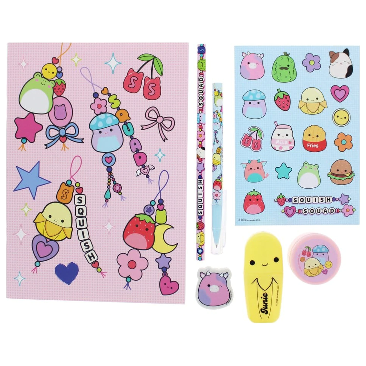 Squishmallows Set pribora Squish Squad od 7 dijelova fotografija proizvoda
