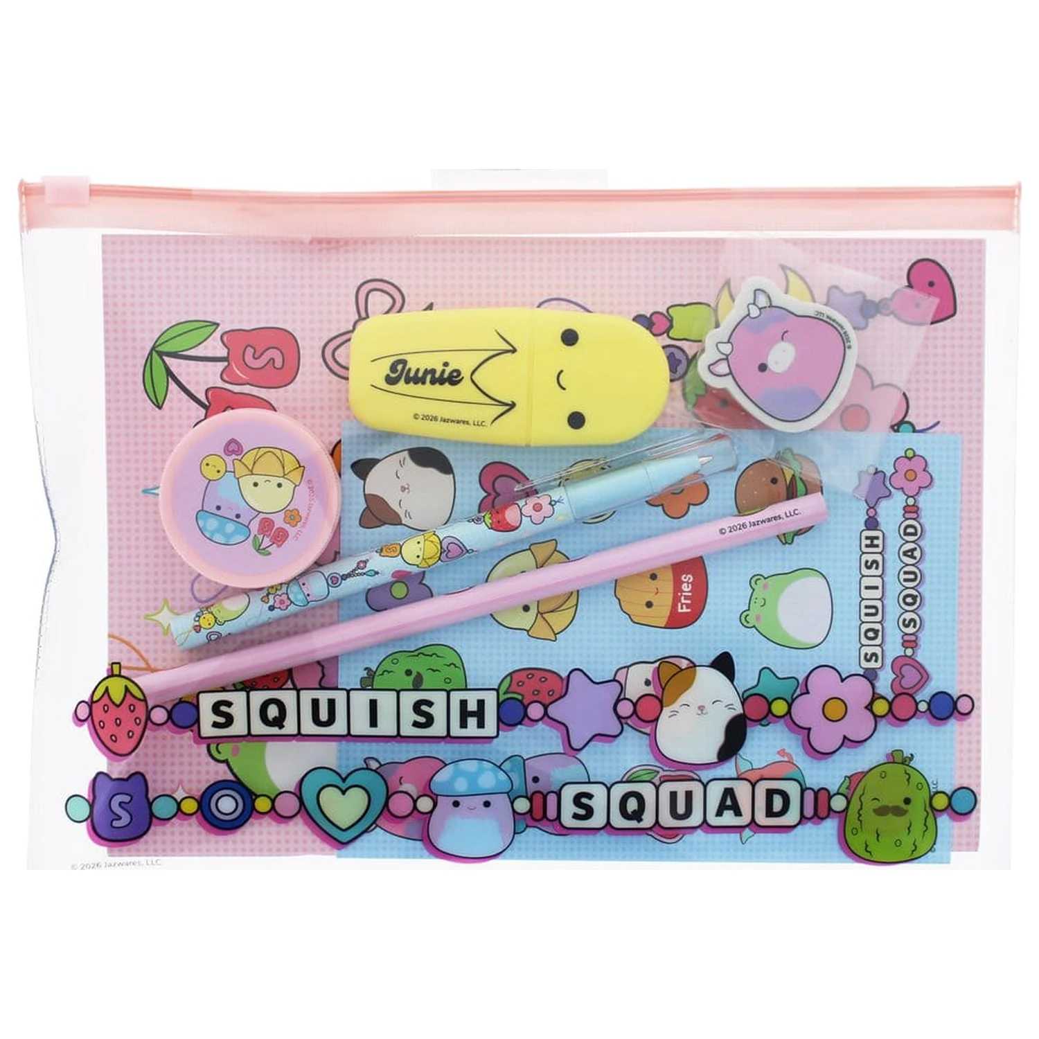 Squishmallows Set pribora Squish Squad od 7 dijelova fotografija proizvoda