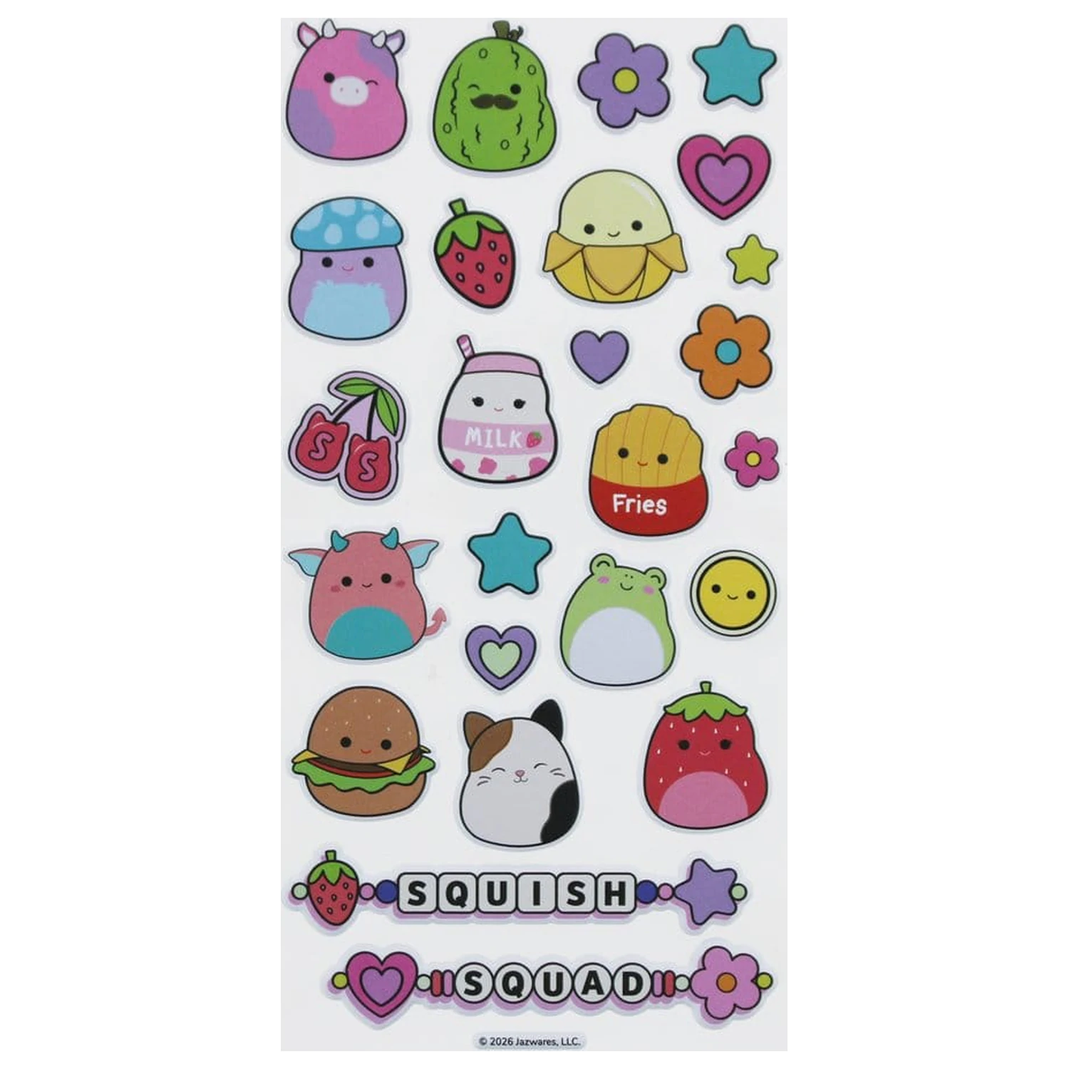 Squishmallows Set Naljepnica Super Puffy fotografija proizvoda