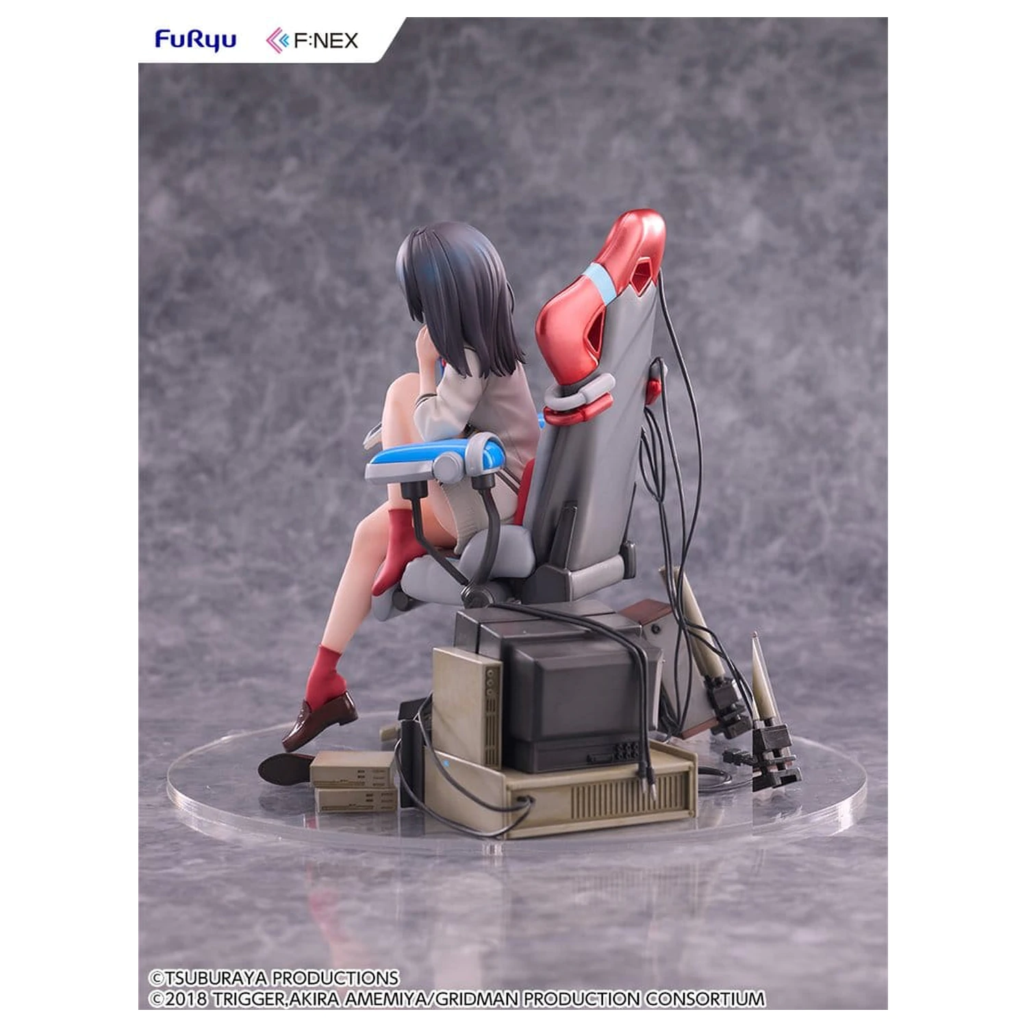 SSSS. Gridman Universe F:NEX PVC Statua Rikka Takarada Gaming Chair Ver. 19 cm fotografija proizvoda