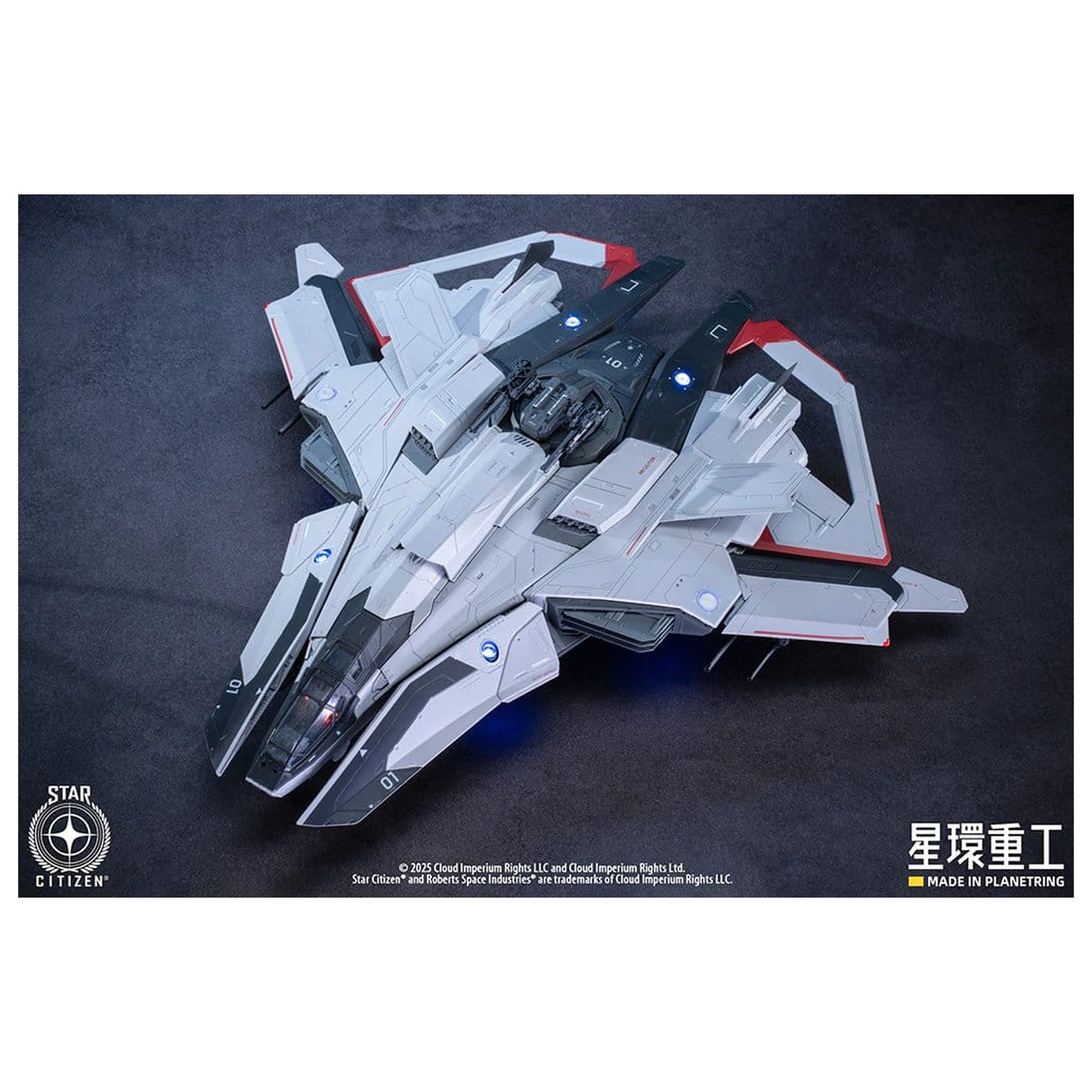 Star Citizen plastični model za sastavljanje 1/100 Anvil F8C Lightning 25 cm fotografija proizvoda