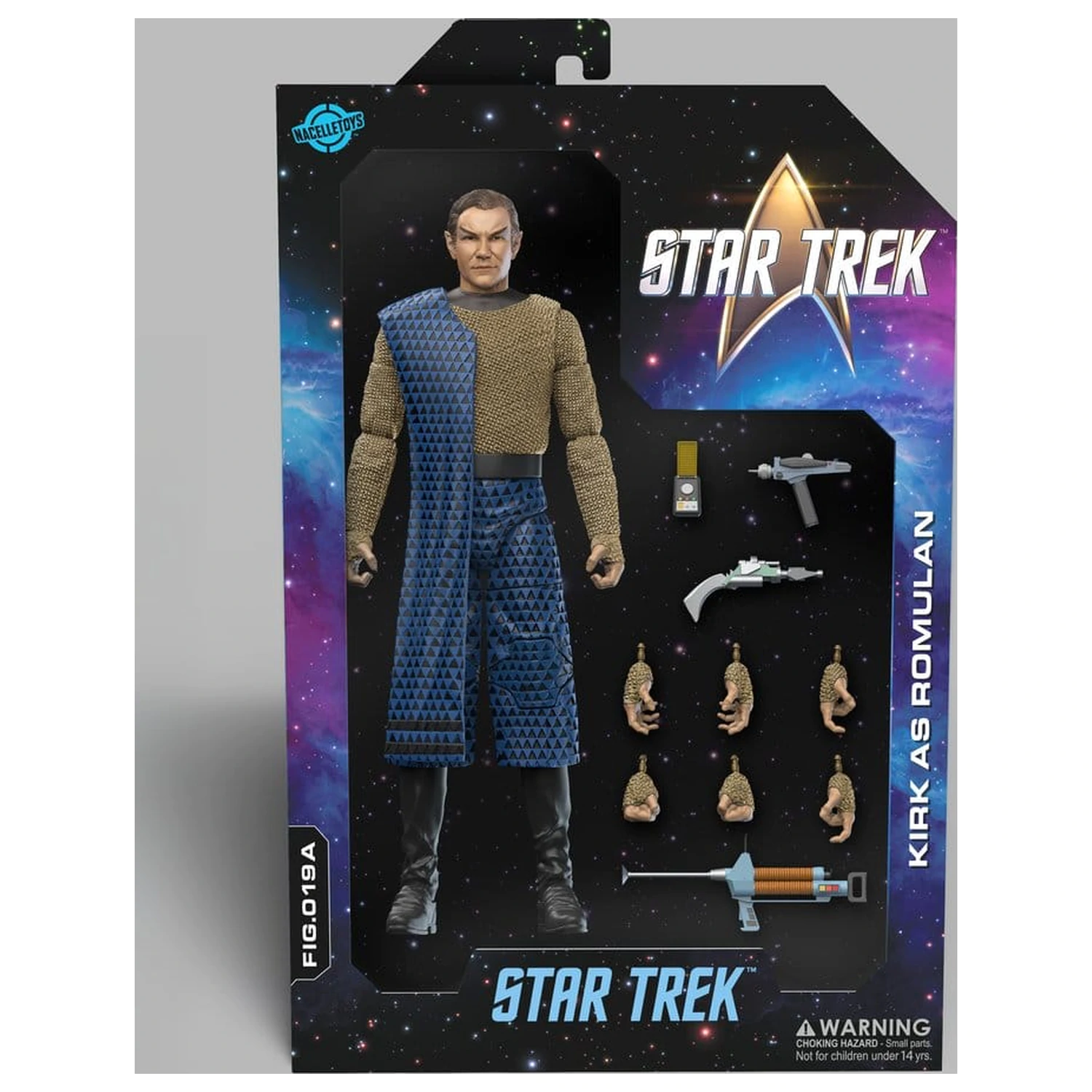 Star Trek 1/10 akcijska figura Kirk as Romulan (The Enterprise Incident) 16 cm fotografija proizvoda