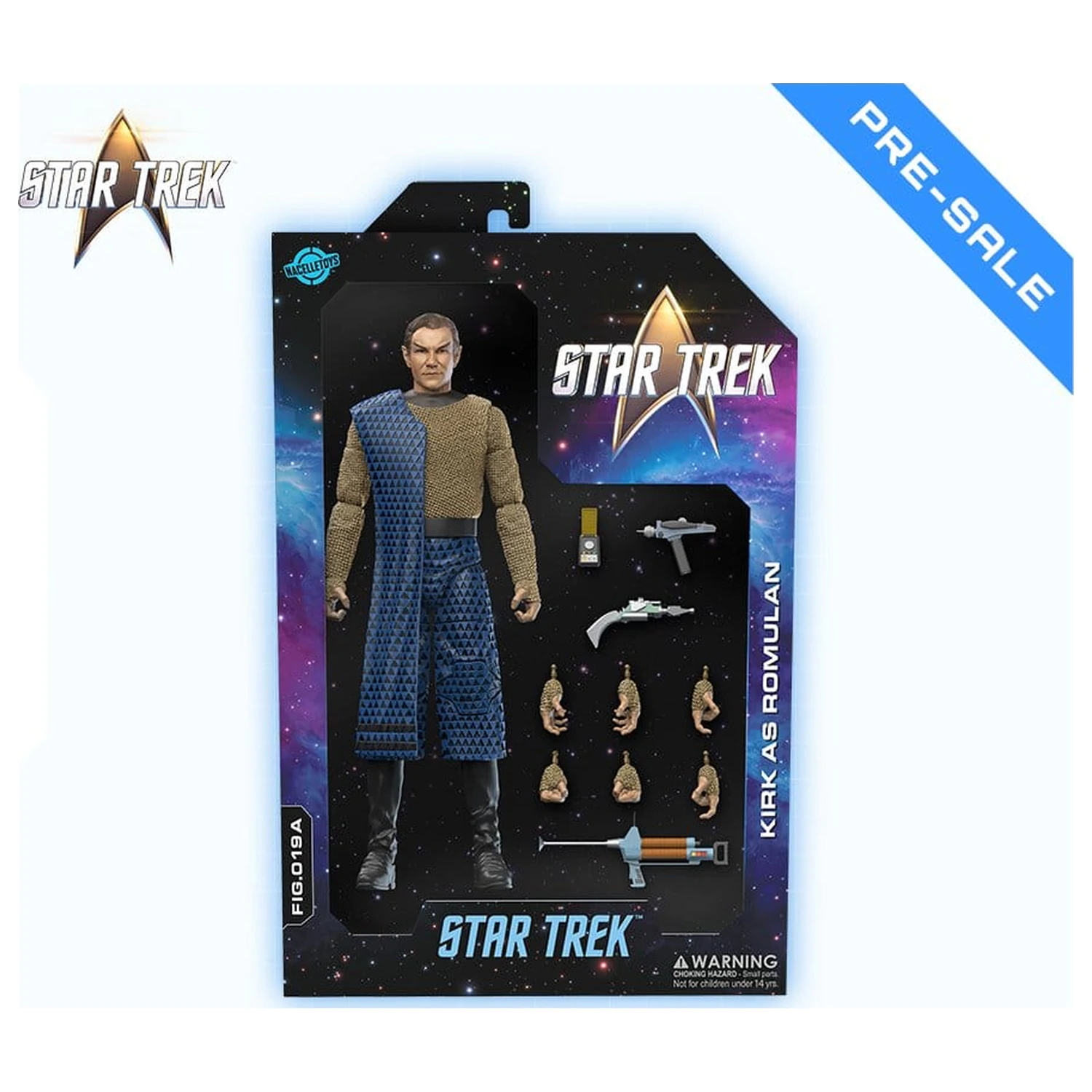 Star Trek 1/10 akcijska figura Kirk as Romulan (The Enterprise Incident) 16 cm fotografija proizvoda