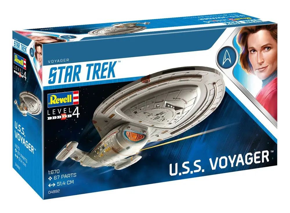Star Trek Model Kit 1/670 U.S.S. Voyager 51 cm fotografija proizvoda