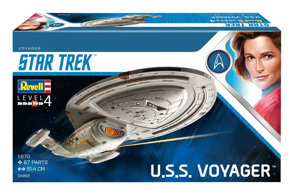 Star Trek Model Kit 1/670 U.S.S. Voyager 51 cm fotografija proizvoda