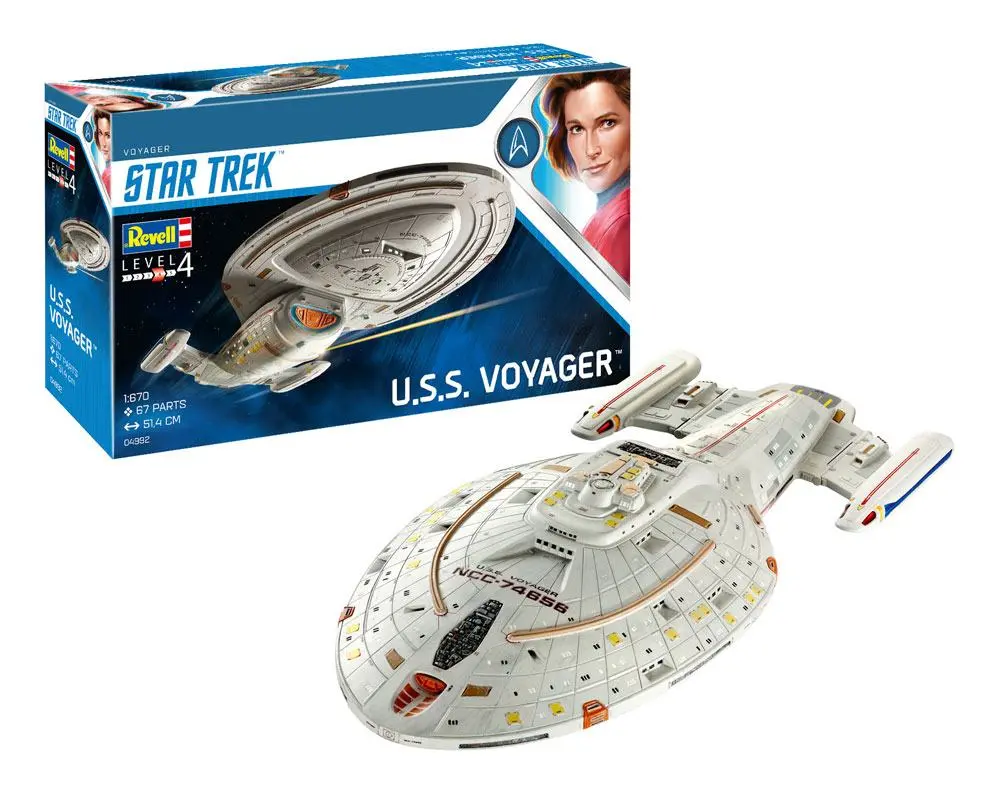 Star Trek Model Kit 1/670 U.S.S. Voyager 51 cm fotografija proizvoda