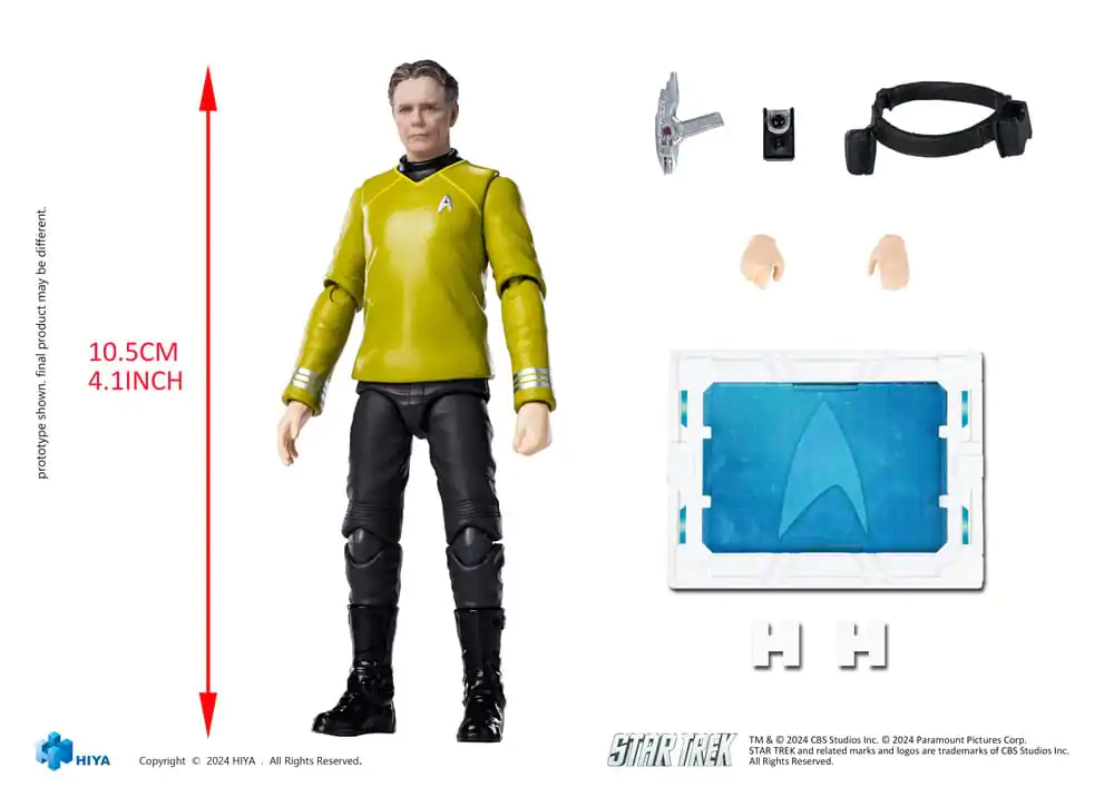 Star Trek 2009 Exquisite Mini Series Akcijska figura 1/18 Pike 10 cm fotografija proizvoda