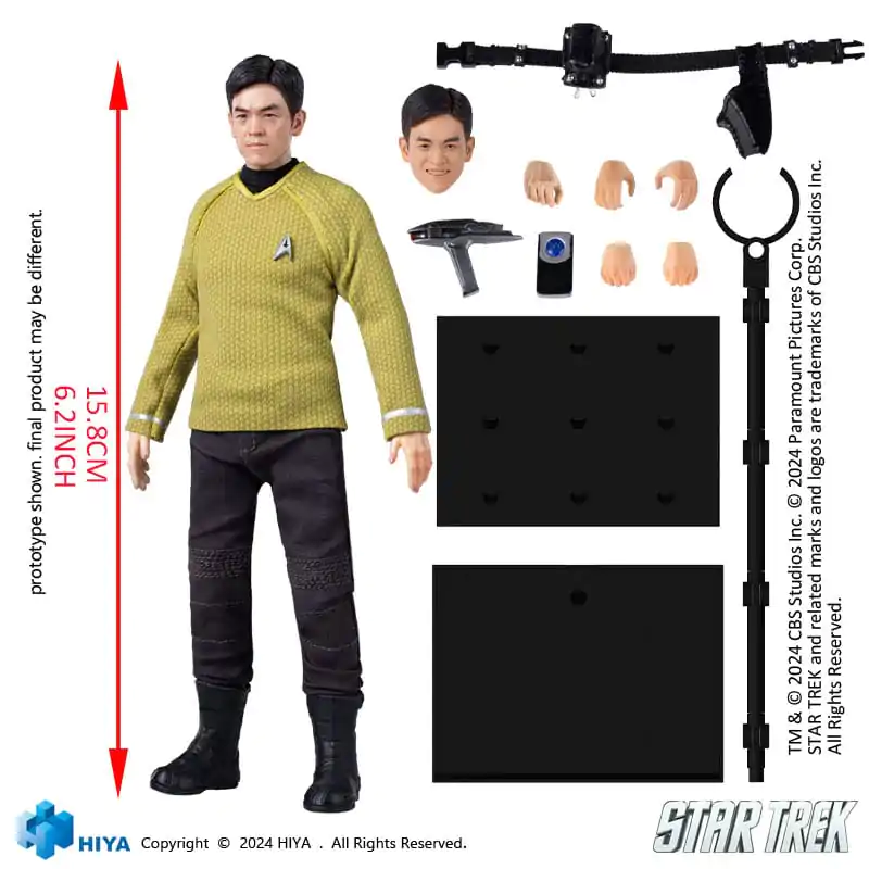 Star Trek 2009 Exquisite Super Series akcijska figura 1/12 Sulu 16 cm fotografija proizvoda