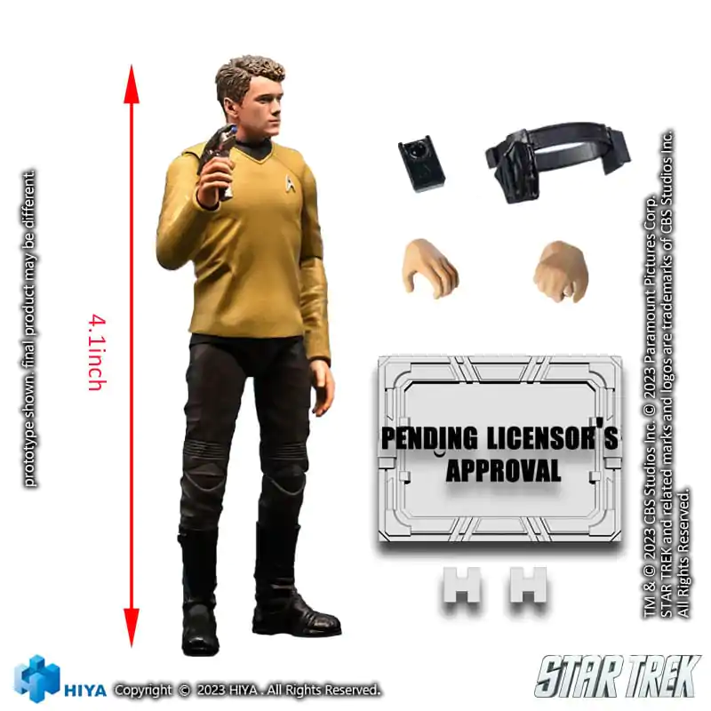 Star Trek Exquisite Mini akcijska figura 1/18 Star Trek 2009 Chekov 10 cm fotografija proizvoda