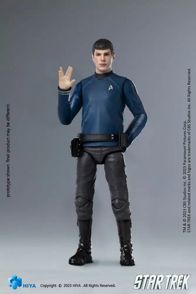 Star Trek Exquisite Mini akcijska figura 1/18 Star Trek 2009 Spock 10 cm fotografija proizvoda