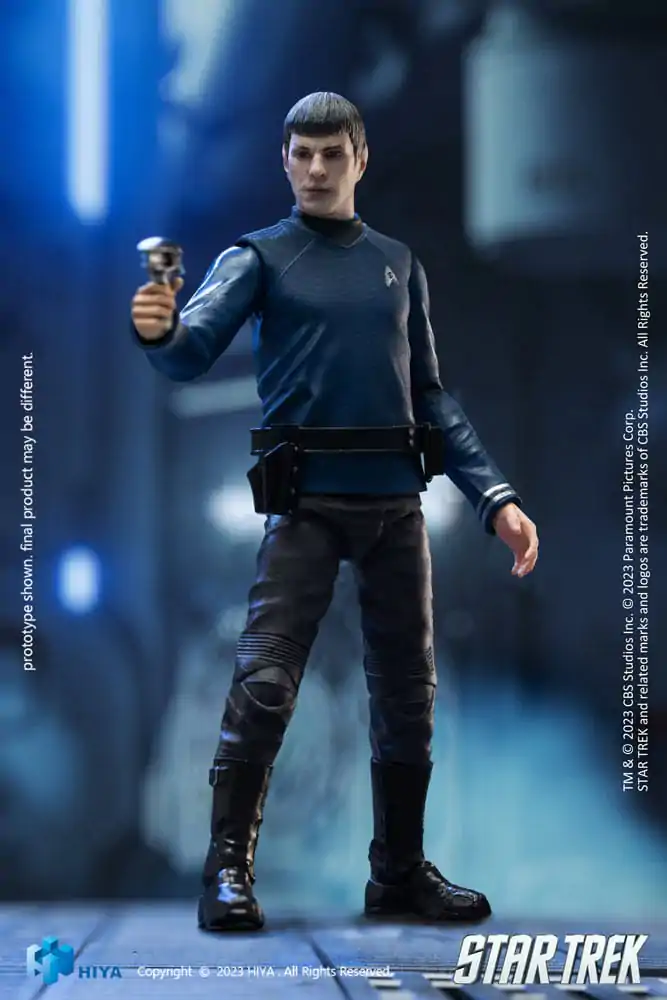 Star Trek Exquisite Mini akcijska figura 1/18 Star Trek 2009 Spock 10 cm fotografija proizvoda