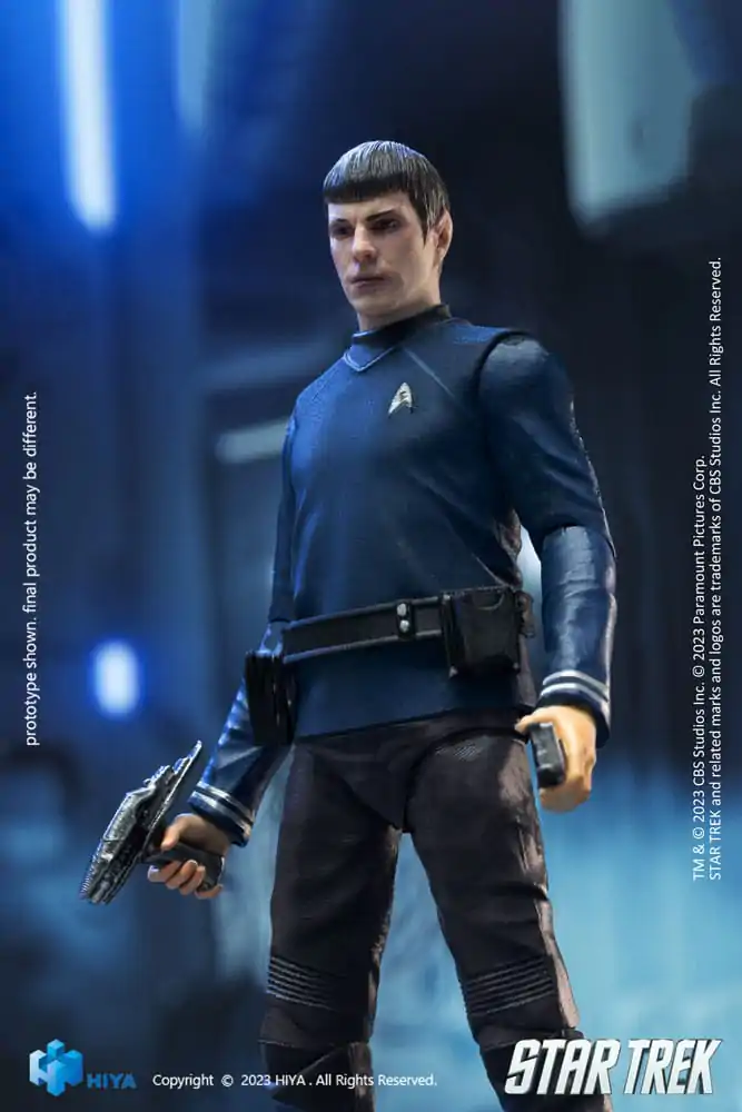 Star Trek Exquisite Mini akcijska figura 1/18 Star Trek 2009 Spock 10 cm fotografija proizvoda