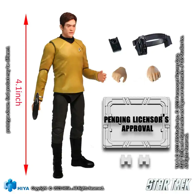 Star Trek Exquisite Mini Akcijska Figura 1/18 Star Trek 2009 Sulu 10 cm fotografija proizvoda