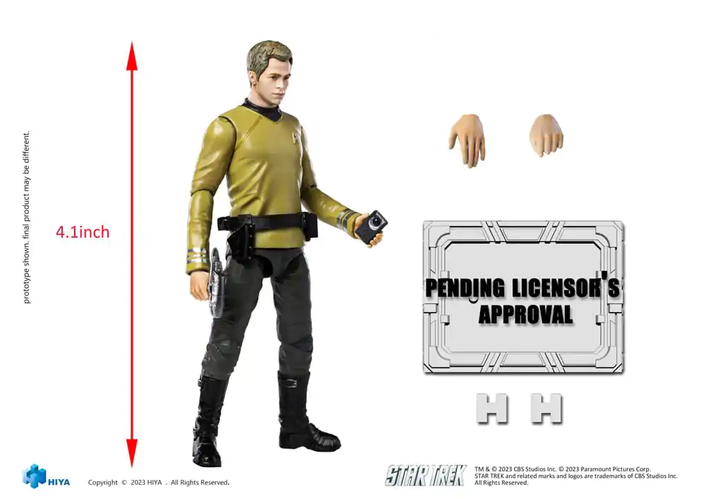 Star Trek Izuzetna Mini Akcijska Figura 1/18 Star Trek 2009 Kirk 10 cm fotografija proizvoda