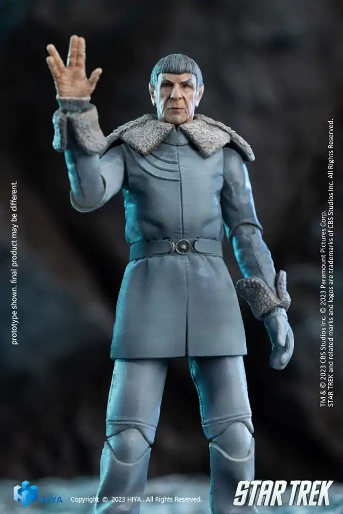 Star Trek Exquisite Mini akcijska figura 1/18 Star Trek 2009 Spock Prime 10 cm fotografija proizvoda