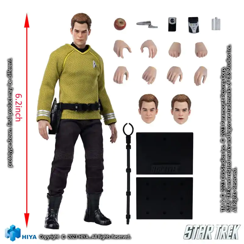 Star Trek Exquisite Super Series akcijska figura 1/12 Kirk 16 cm fotografija proizvoda