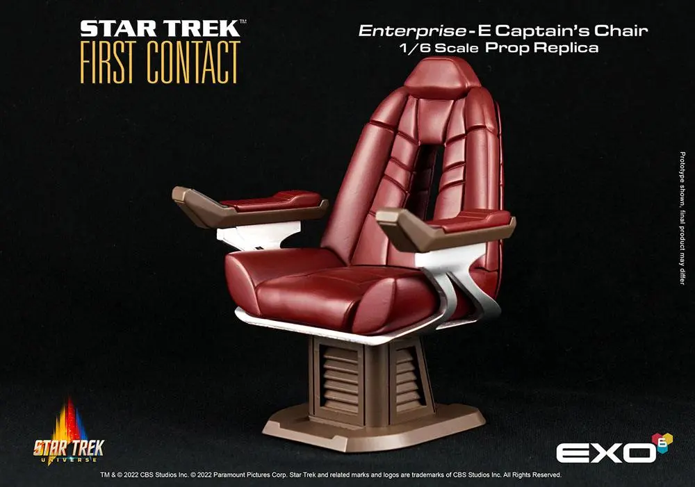 Star Trek: First Contact Replika 1/6 Kapetanska stolica Enterprise-E 15 cm fotografija proizvoda