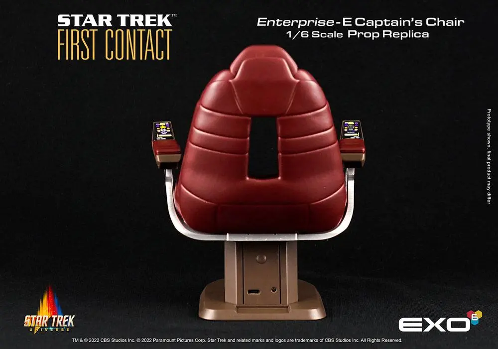 Star Trek: First Contact Replika 1/6 Kapetanska stolica Enterprise-E 15 cm fotografija proizvoda