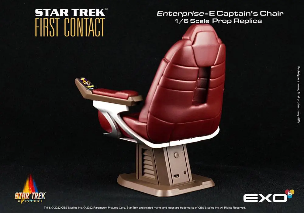 Star Trek: First Contact Replika 1/6 Kapetanska stolica Enterprise-E 15 cm fotografija proizvoda