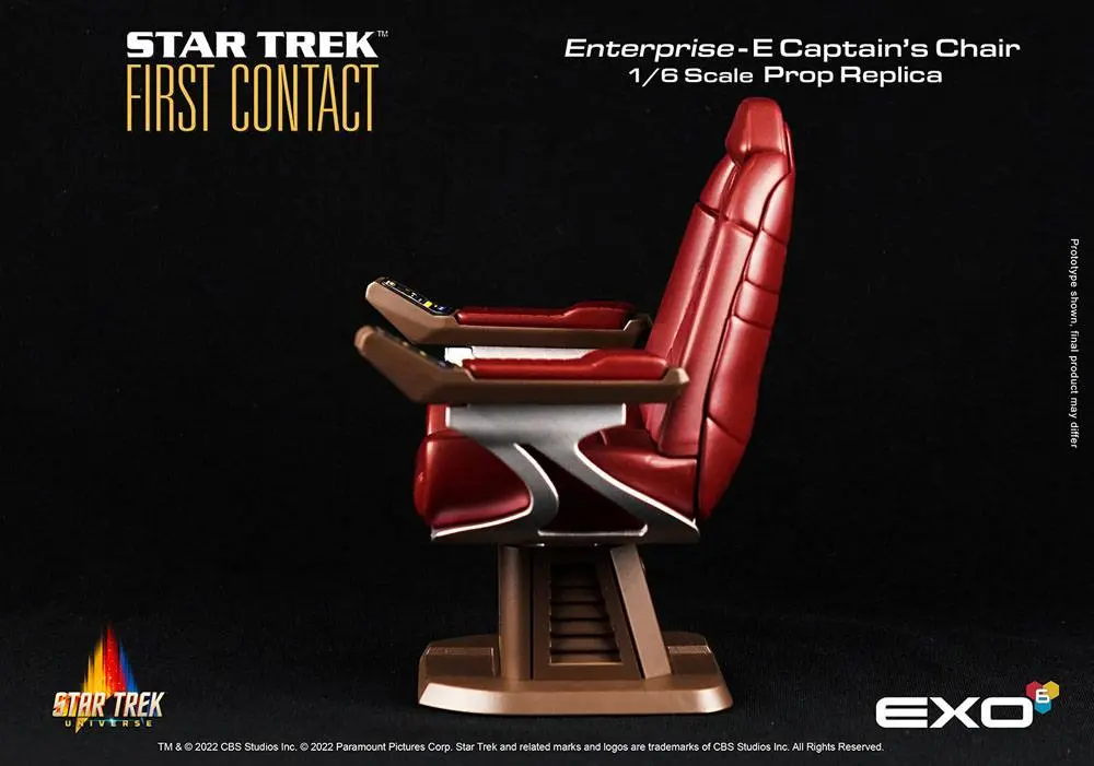 Star Trek: First Contact Replika 1/6 Kapetanska stolica Enterprise-E 15 cm fotografija proizvoda