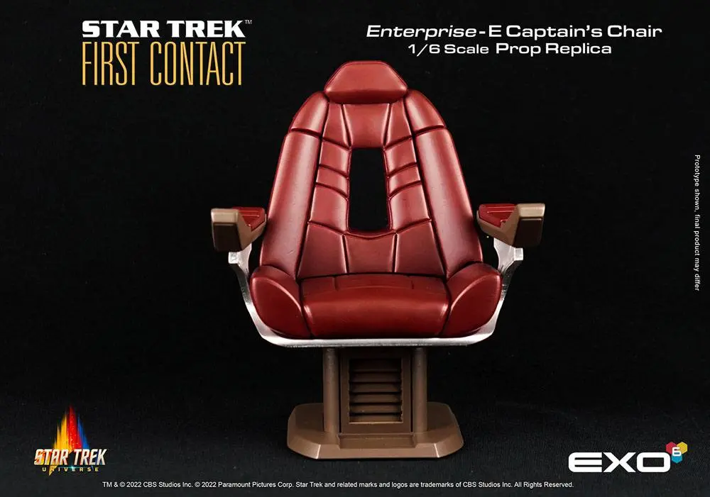 Star Trek: First Contact Replika 1/6 Kapetanska stolica Enterprise-E 15 cm fotografija proizvoda