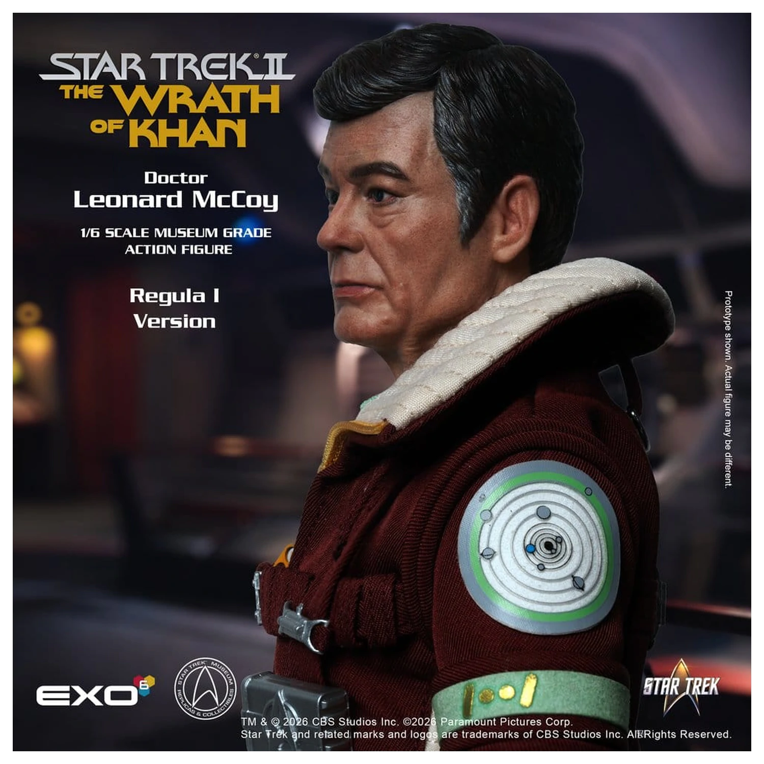 Star Trek II: The Wrath of Khan Action Figura 1/6 Dr. Leonard McCoy Regula I verzija 30 cm fotografija proizvoda