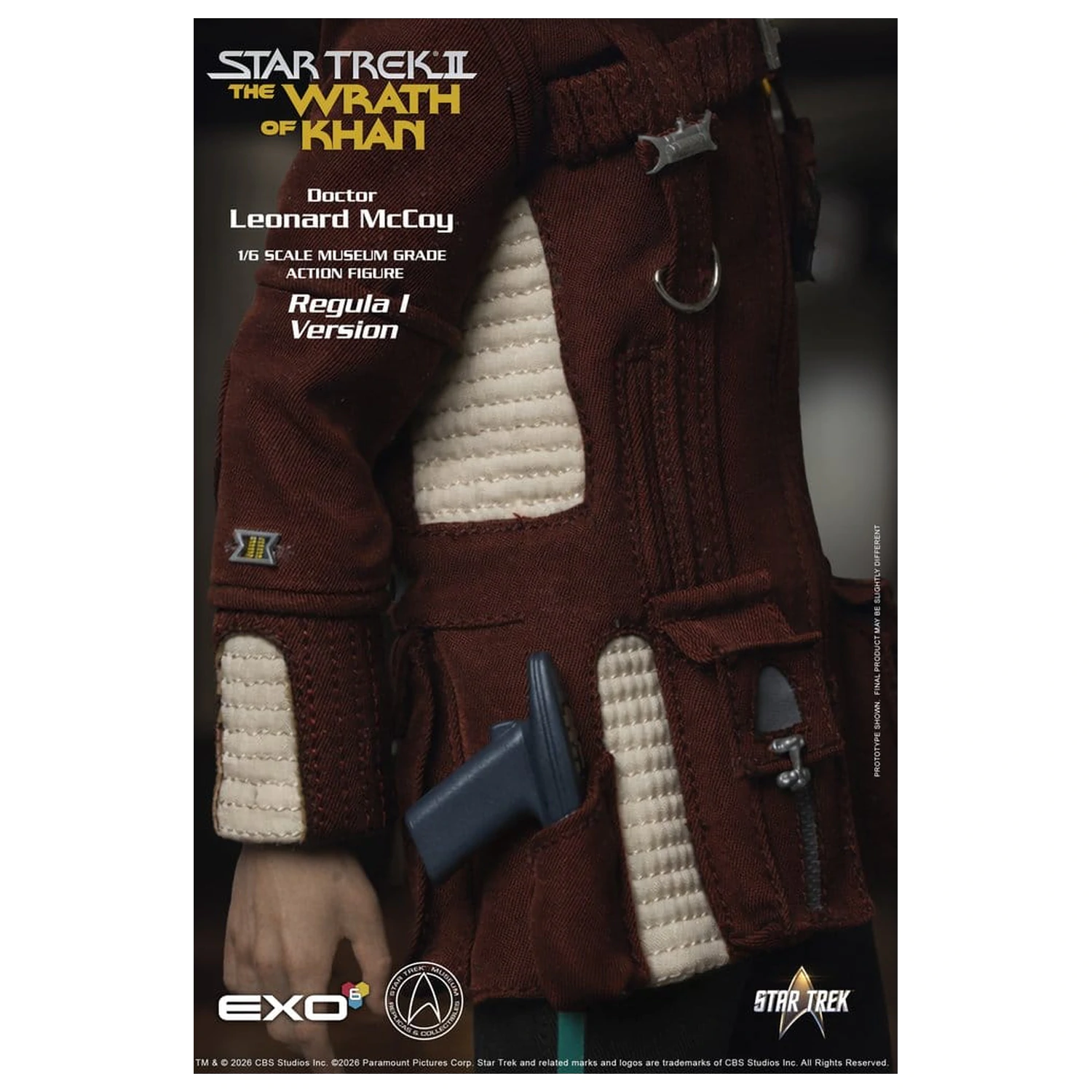 Star Trek II: The Wrath of Khan Action Figura 1/6 Dr. Leonard McCoy Regula I verzija 30 cm fotografija proizvoda