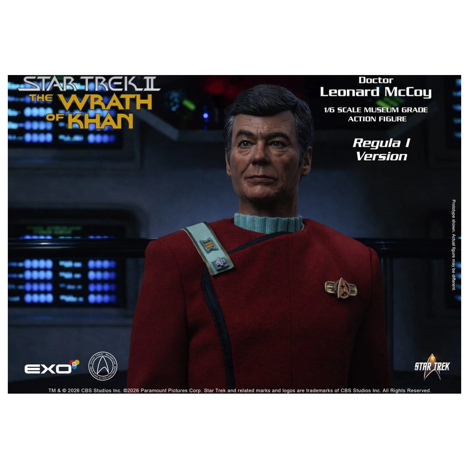 Star Trek II: The Wrath of Khan Action Figura 1/6 Dr. Leonard McCoy Regula I verzija 30 cm fotografija proizvoda