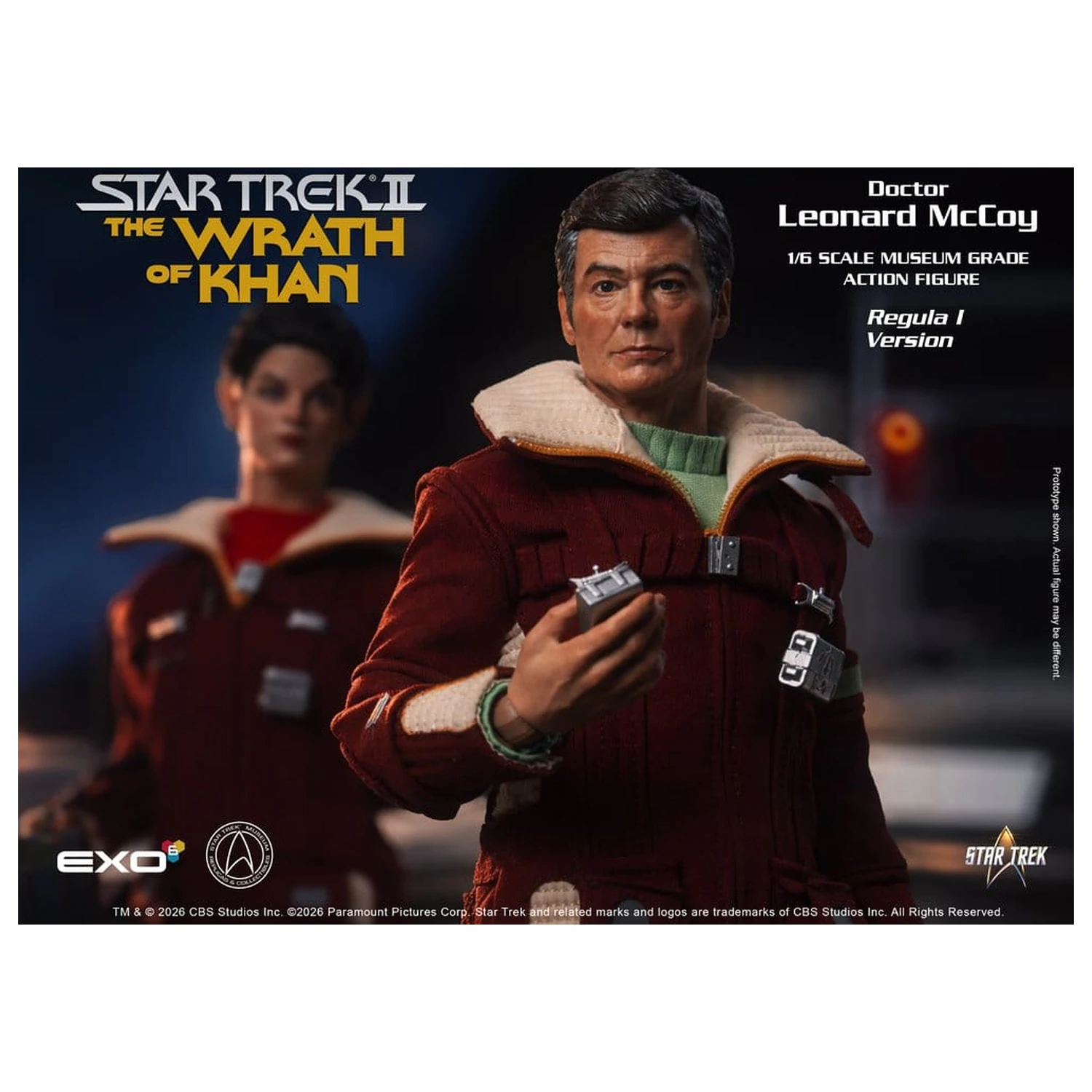 Star Trek II: The Wrath of Khan Action Figura 1/6 Dr. Leonard McCoy Regula I verzija 30 cm fotografija proizvoda