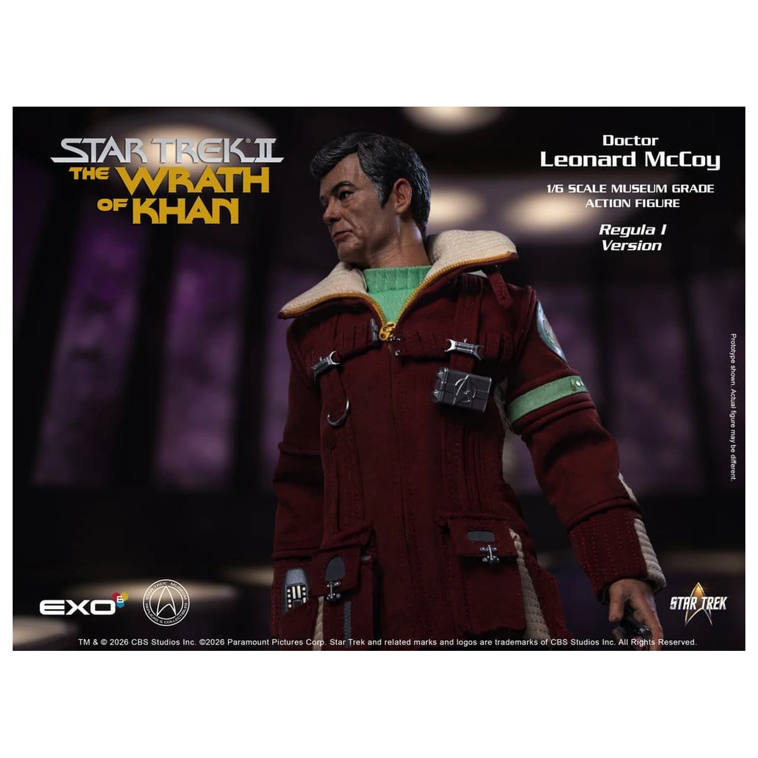 Star Trek II: The Wrath of Khan Action Figura 1/6 Dr. Leonard McCoy Regula I verzija 30 cm fotografija proizvoda