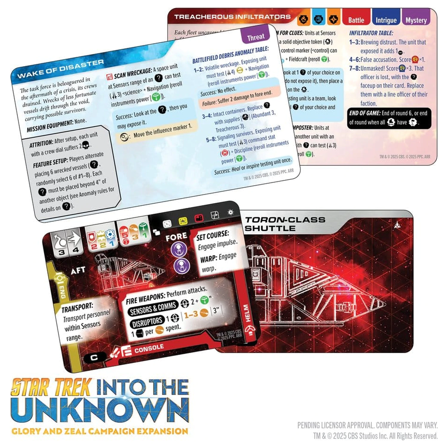 Star Trek: Into the Unknown Miniatures igra proširenje Glory and Zeal *engleska verzija* fotografija proizvoda
