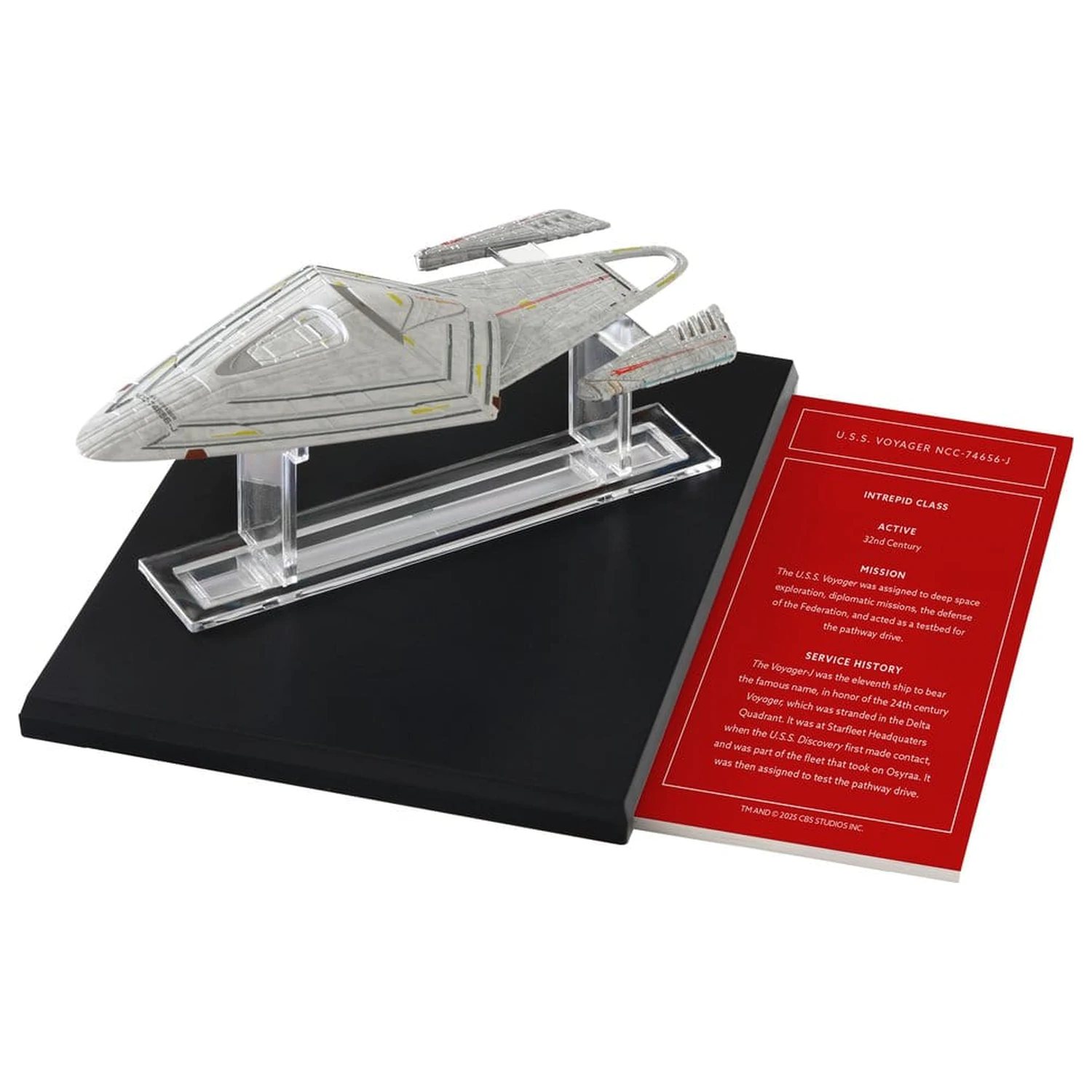 Star Trek Library Die-Cast U.S.S. Voyager NCC-74656-J 10 cm fotografija proizvoda