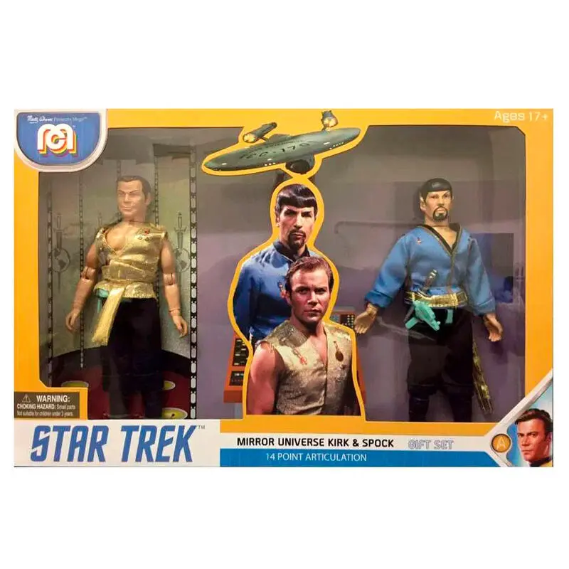 Star Trek akcijske figure 2-Pack Mirror Universe Spock & Kirk 20 cm fotografija proizvoda