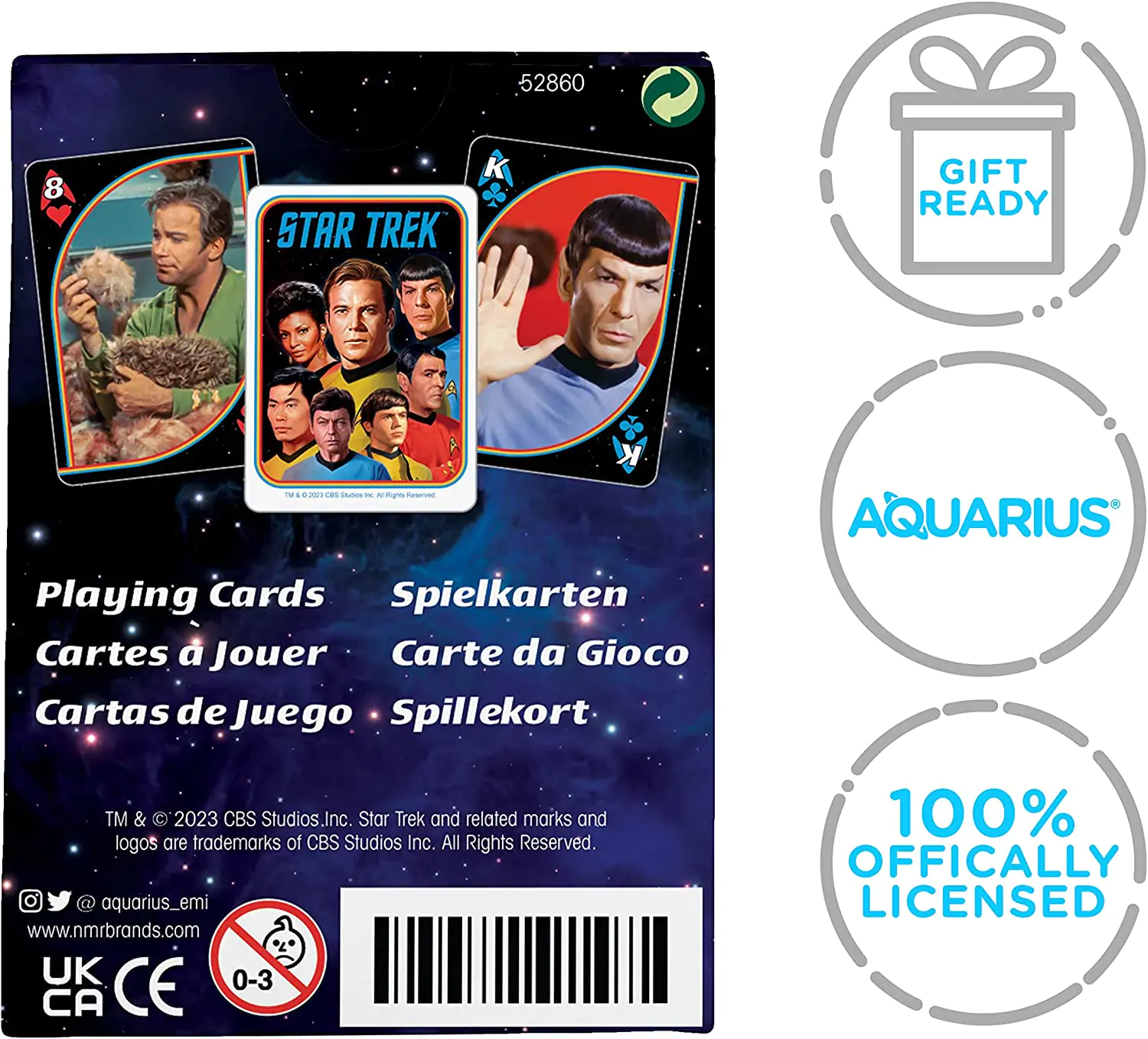 STAR TREK Original Series igraće karte fotografija proizvoda